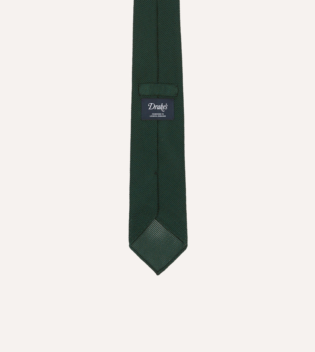 Green Fine Woven Grenadine Silk Hand Rolled Tie – Drakes US