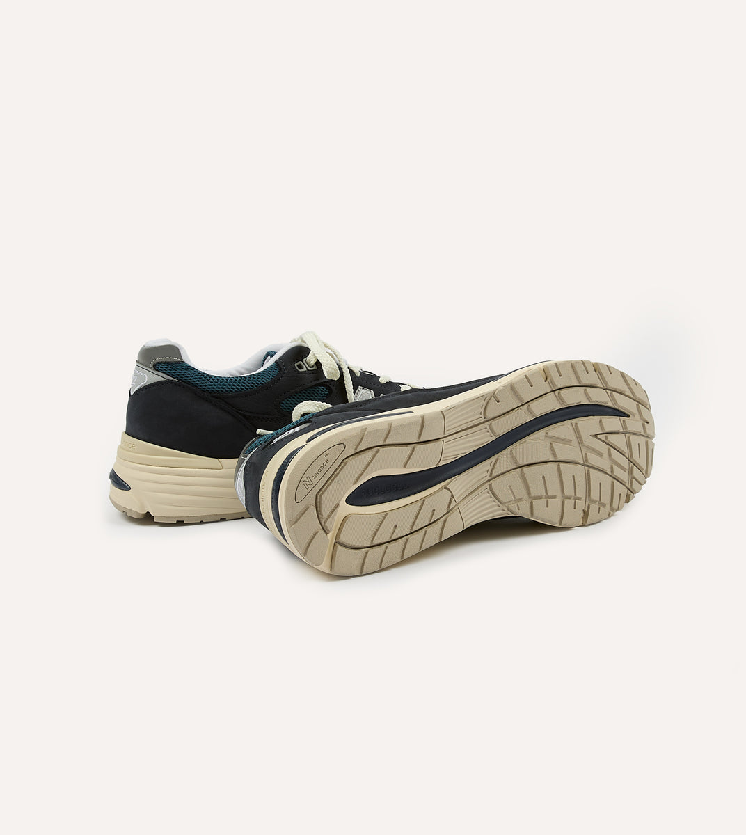 New Balance Navy 'Vintage Sport' Made in UK 991v2 Trainers – Drakes US