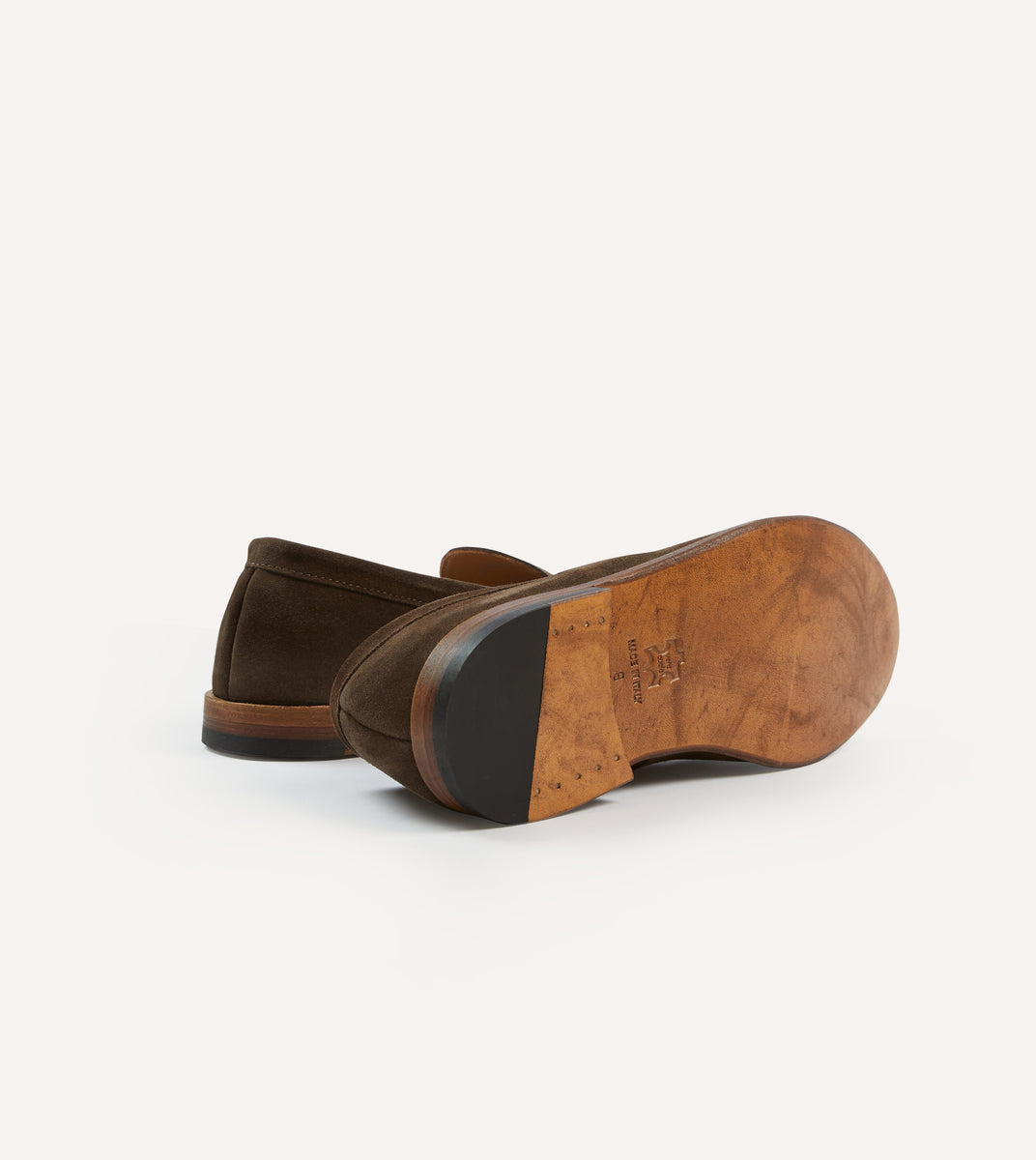 Brown Suede Henri Summer Loafer – Drakes US display picture 1