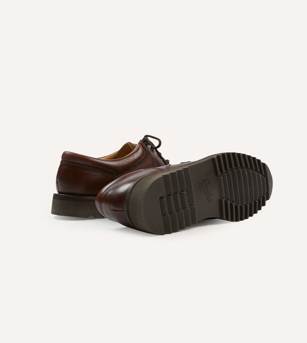 Paraboot Thiers Brown Calf Leather Derby Shoe – Drakes US