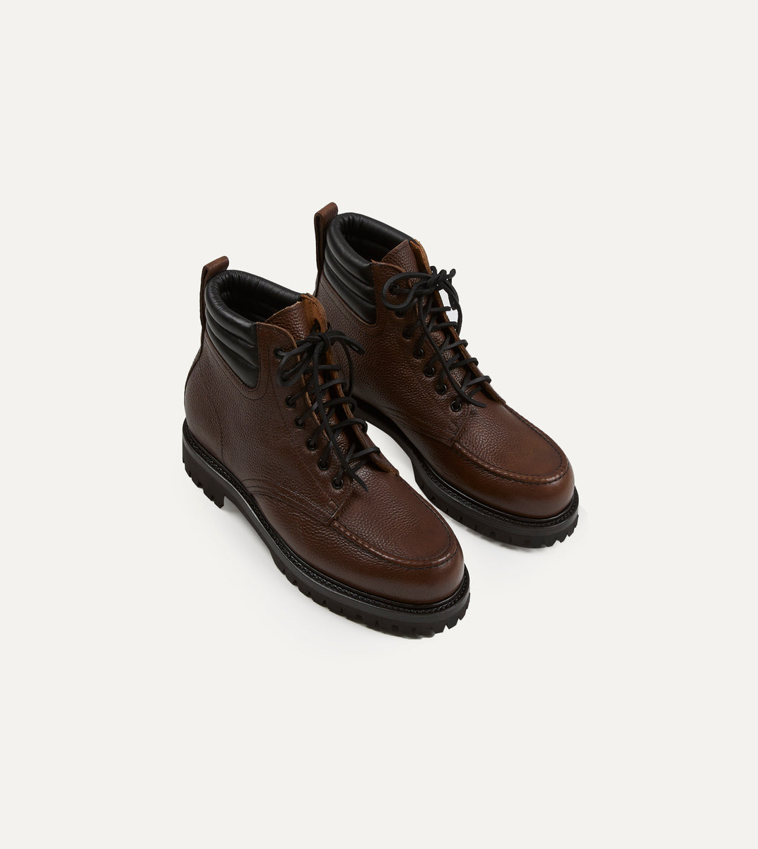 Yuketen Salvia Brown Leather Boots – Drakes US