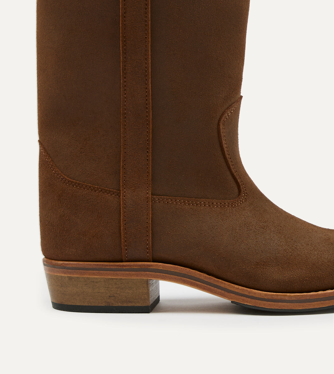 La Botte Gardiane Camarguaise Brown Waxed Leather Boots – Drakes US