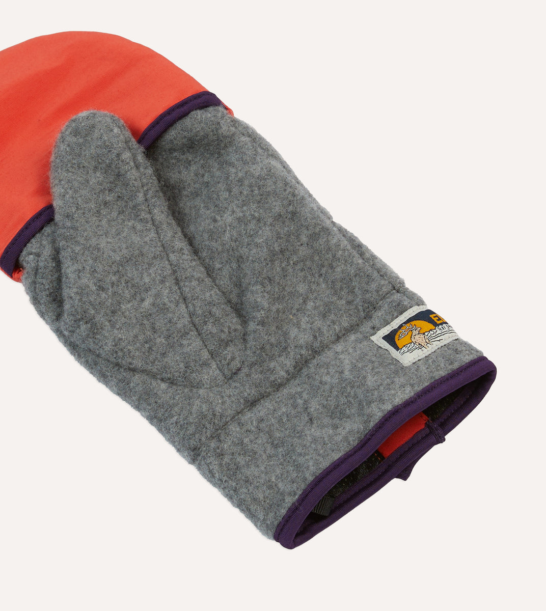 Elmer Grey and Orange Eco Cover Fleece Mitten – Drakes US