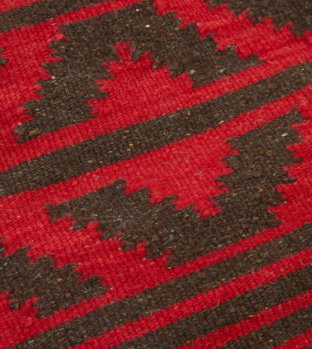 Chamula Antique Red Wool Blanket Tote Drakes US