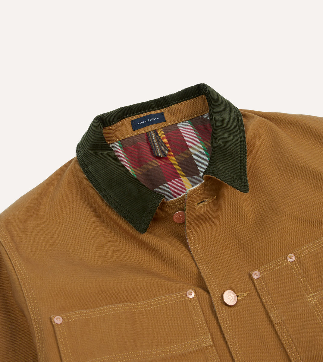 Tobacco Canvas Welder Jacket – Drakes US