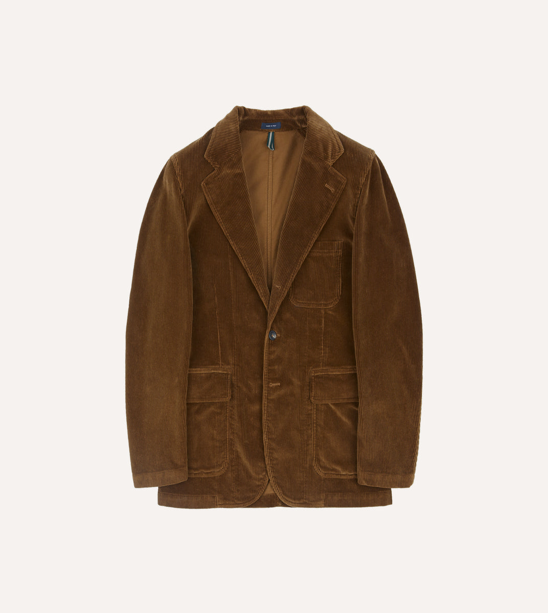 Russet Cotton Corduroy Games Blazer Mk. I – Drakes US
