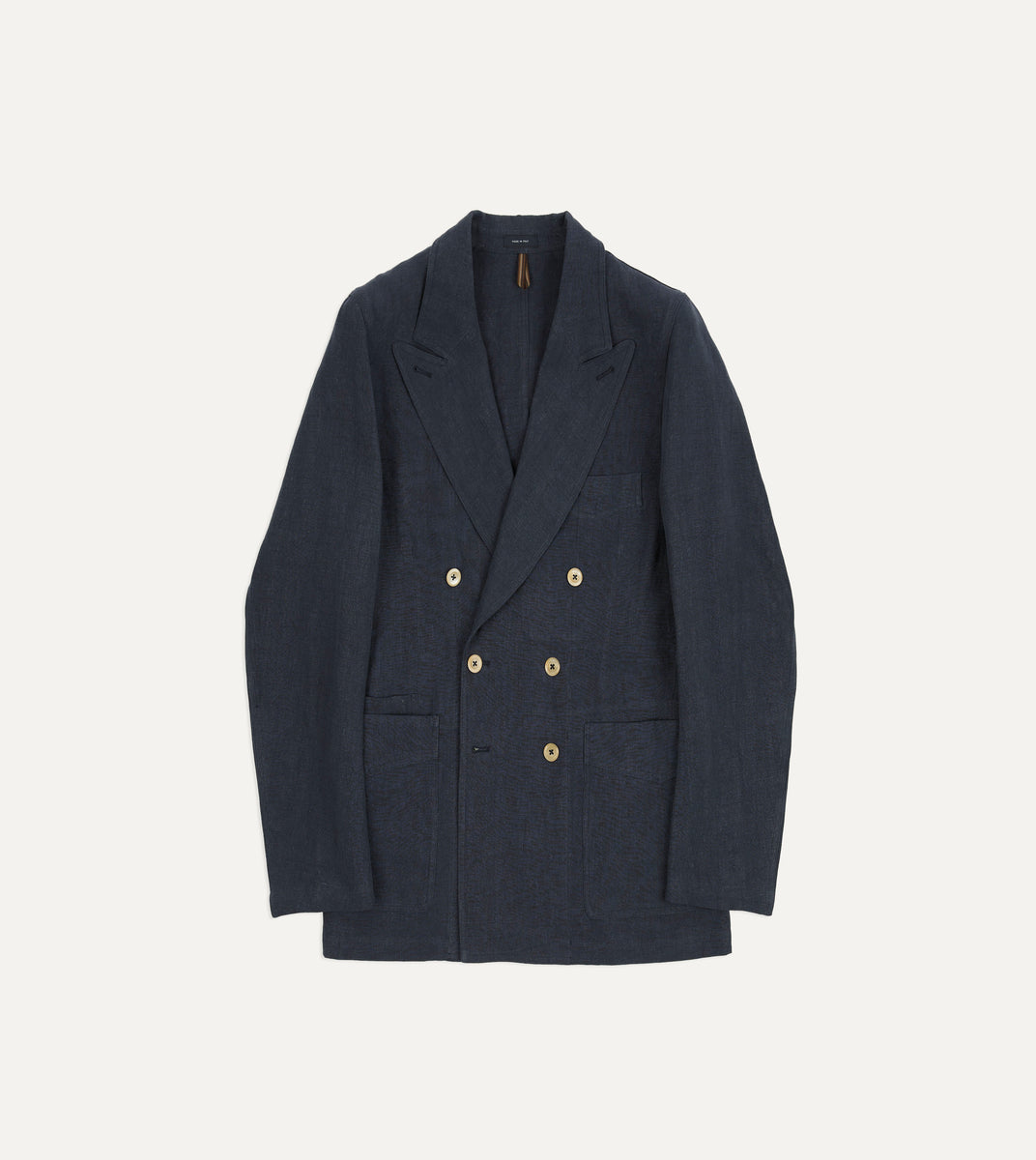 Navy Linen Games Blazer Mk. III – Drakes US