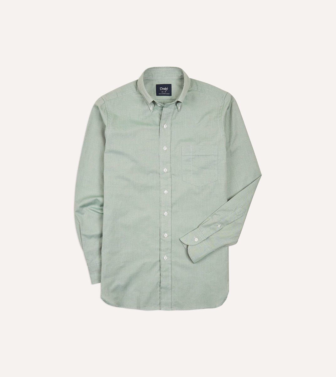 bright green dress shirt Pinpoint Oxford Cotton Cloth Button-Down hand-beaded Light Blue signature sail Lime Green One Shoulder Size:Custom made Size