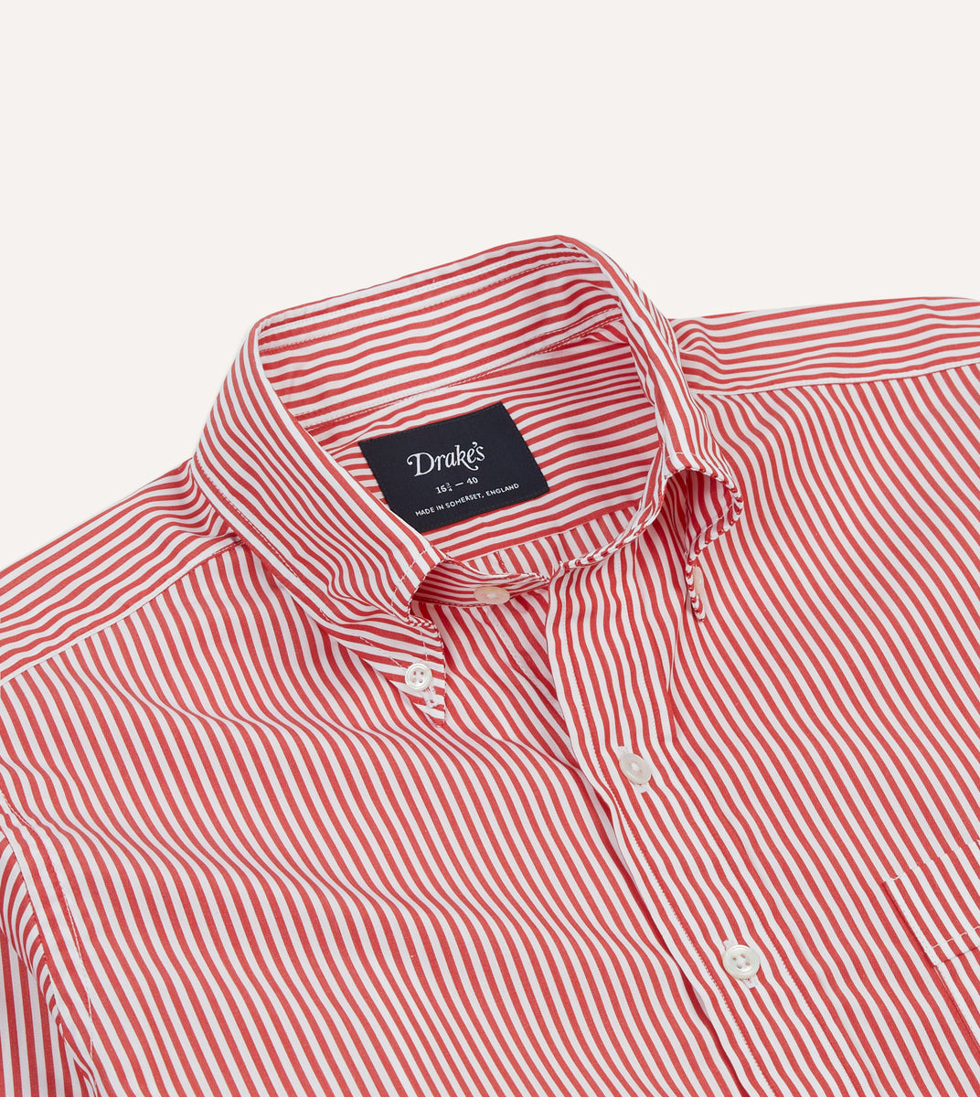 mens red striped dress shirt Narrow Stripe Cotton Poplin Button-Down Women's Tops, Blouses & ready bengal stripe in infected wound foam Color:Classic White
