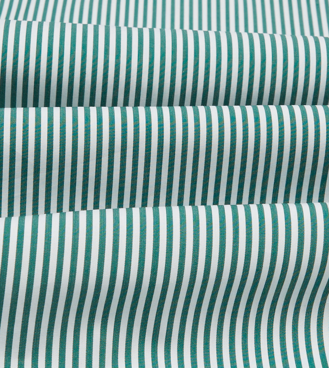 The Nines Club Collar Perfomance Shirt - Green Stripes