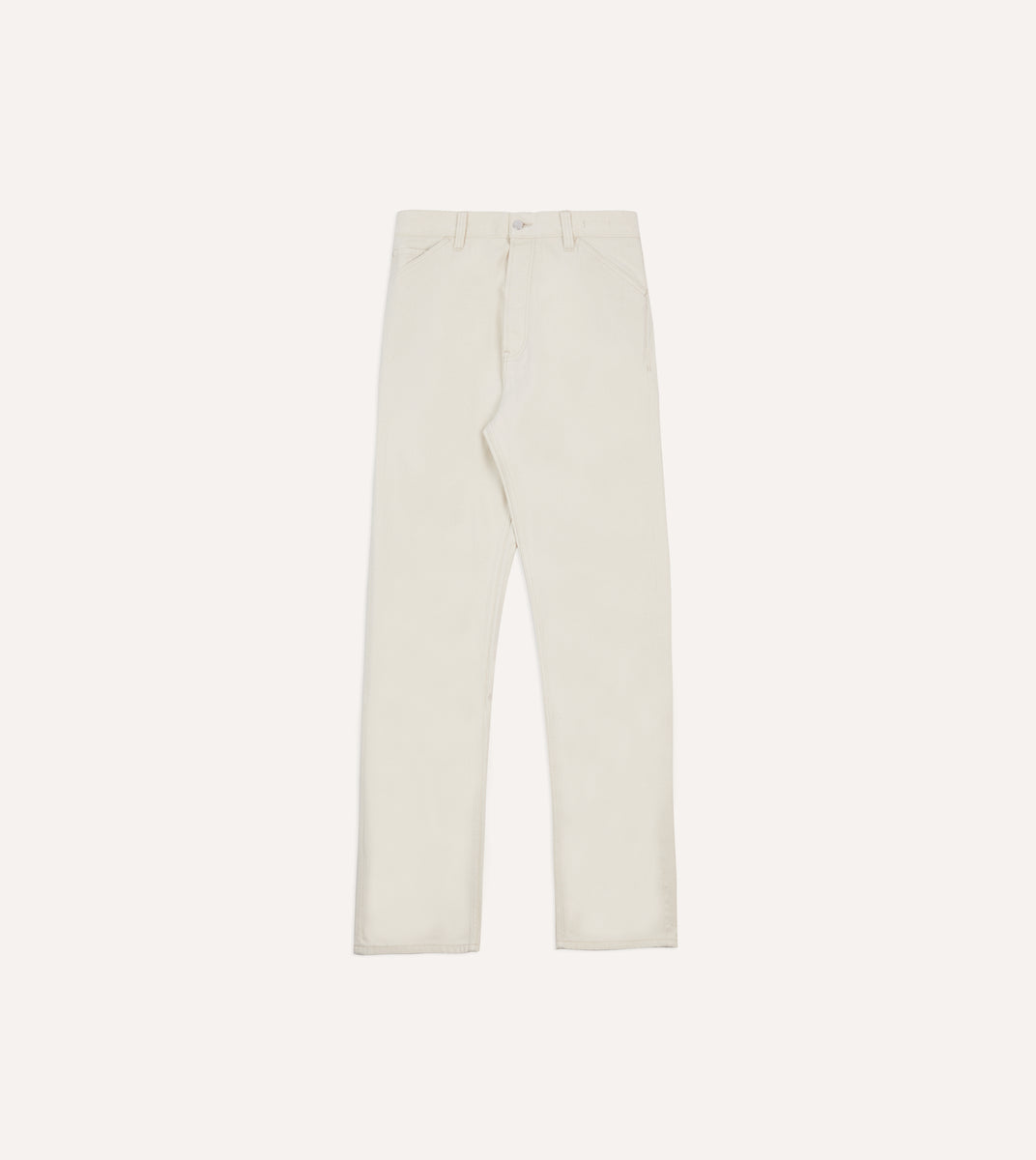 Ecru 12.7oz Selvedge Denim Painter Pants – Drakes US