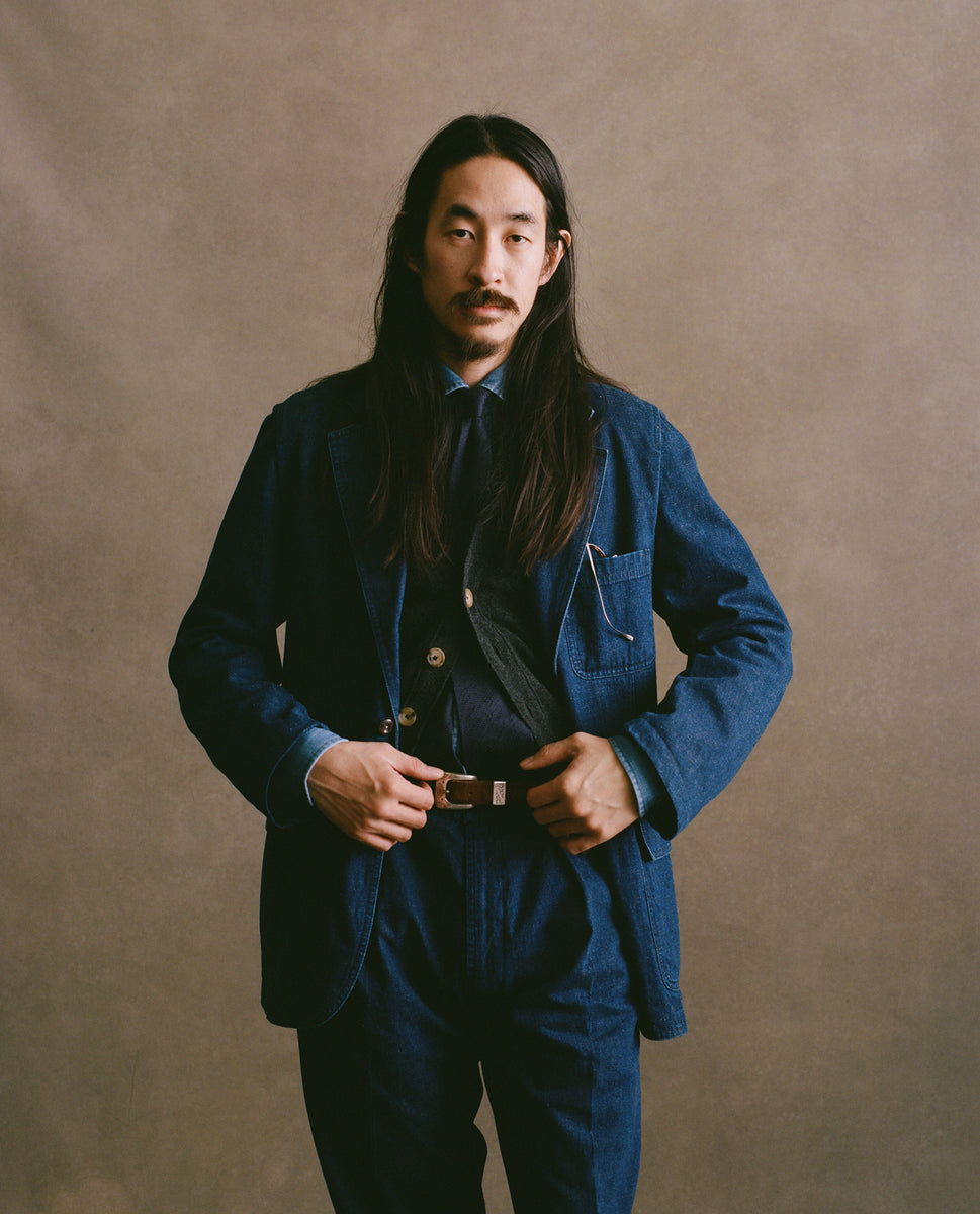 Indigo Cotton-Linen Games Blazer Mk. I – Drakes US
