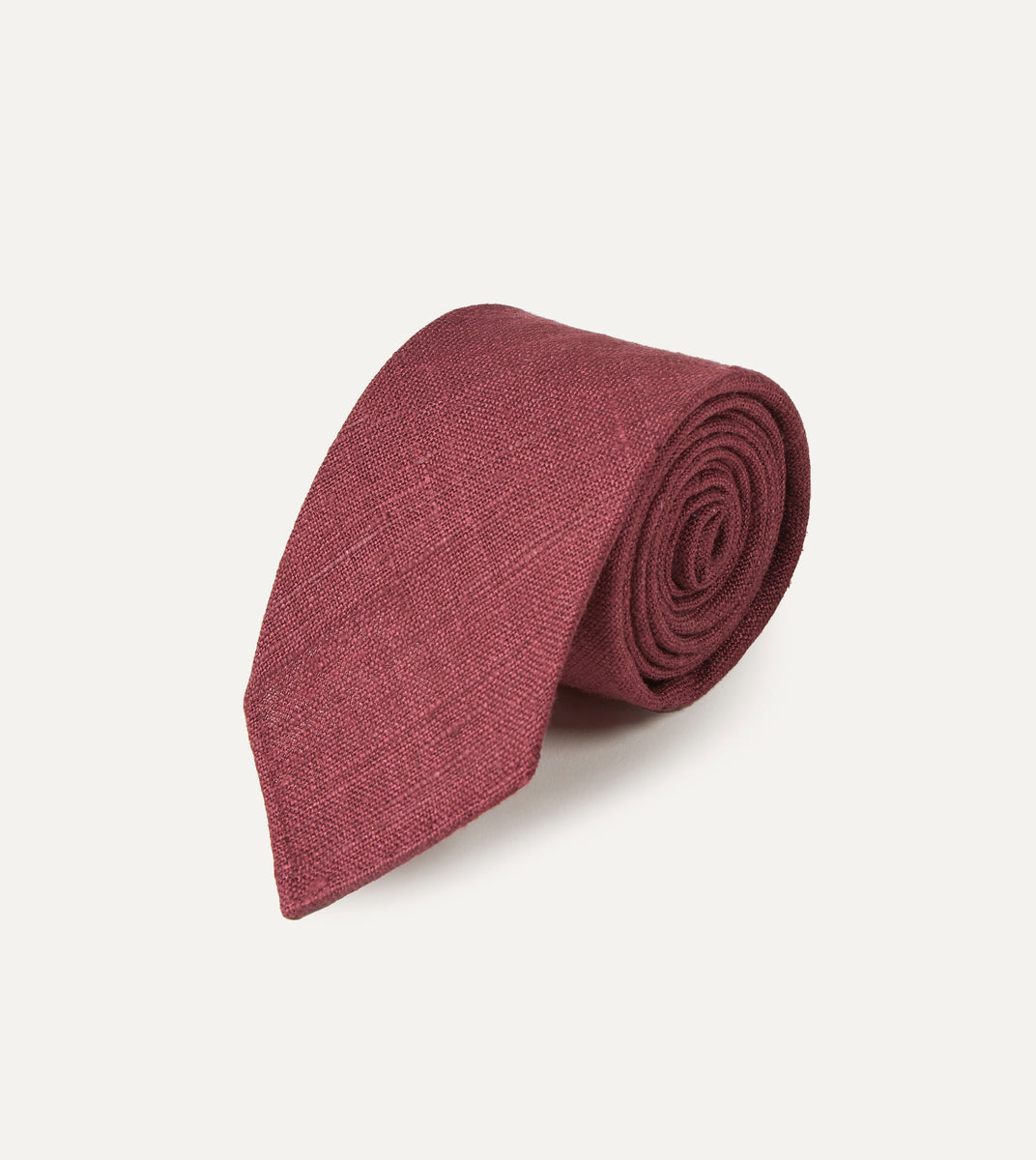 Stripe Burgundy Blue Tie - Grateful Gadgets