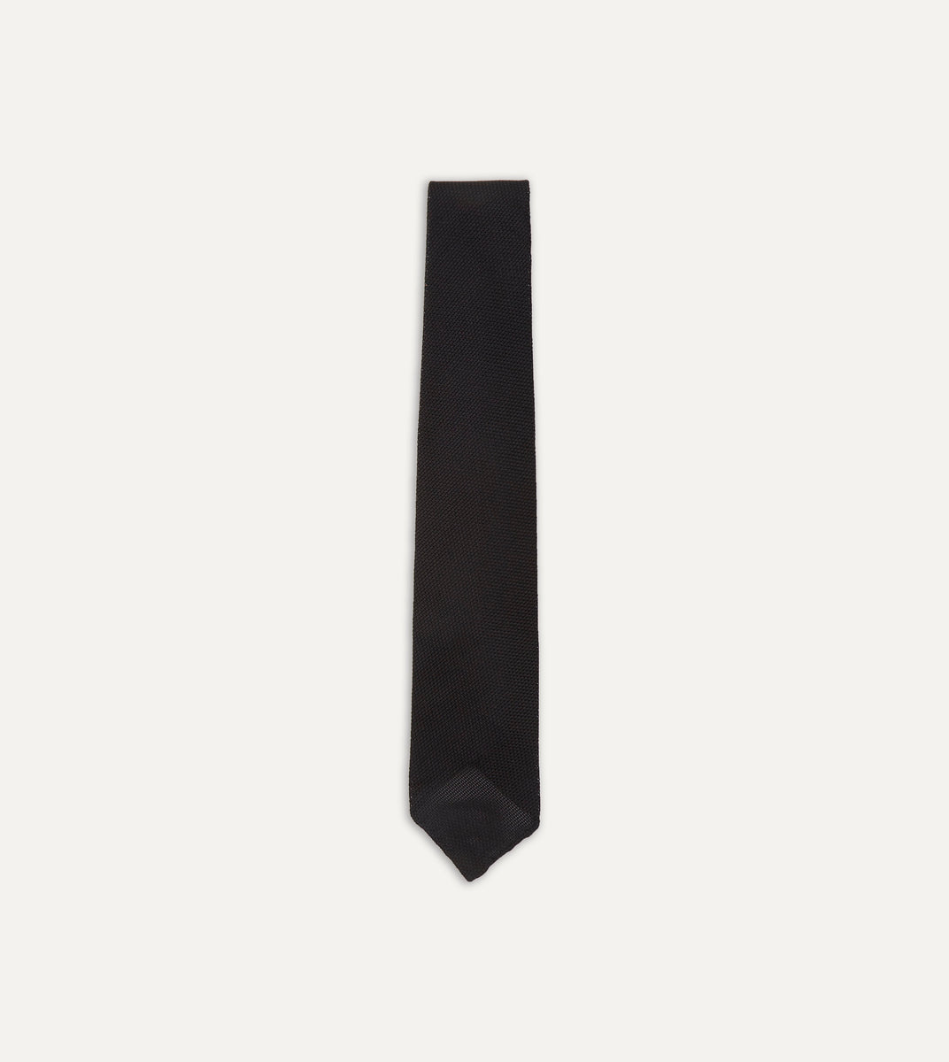 新品 Good Riddance - Bound By Ties / レコード Black Fine Woven Grenadine Silk Hand Rolled Tie – Drakes US
