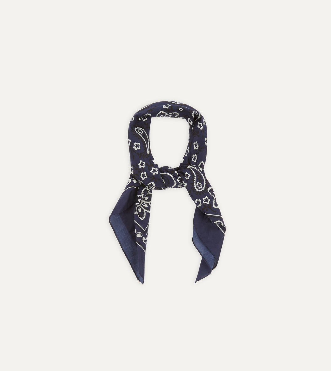 LV Ribbon / Twilly Navy Blue/Brown - Shop Cece Xclusives