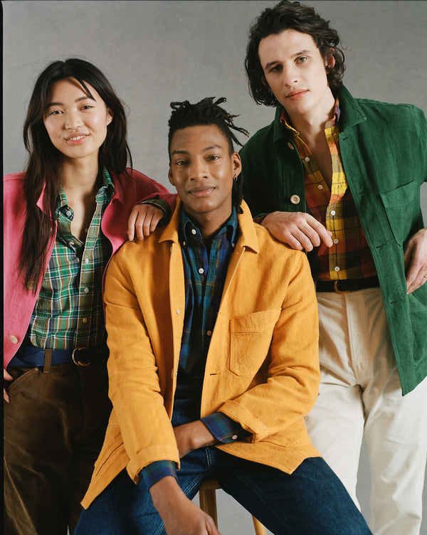 Japanese Linen Chore Jackets and Checked Shirts