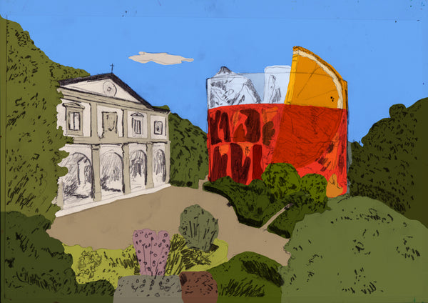 A Negroni at Villa San Michele in Florence