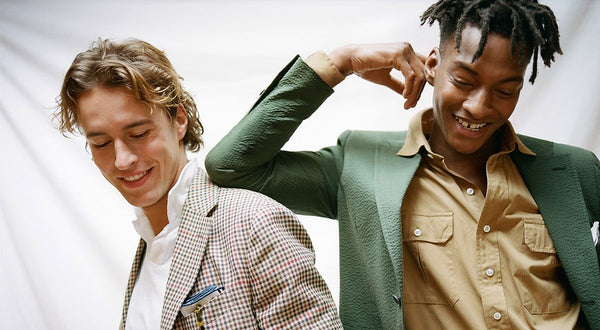 The Olive Cotton Seersucker Suit