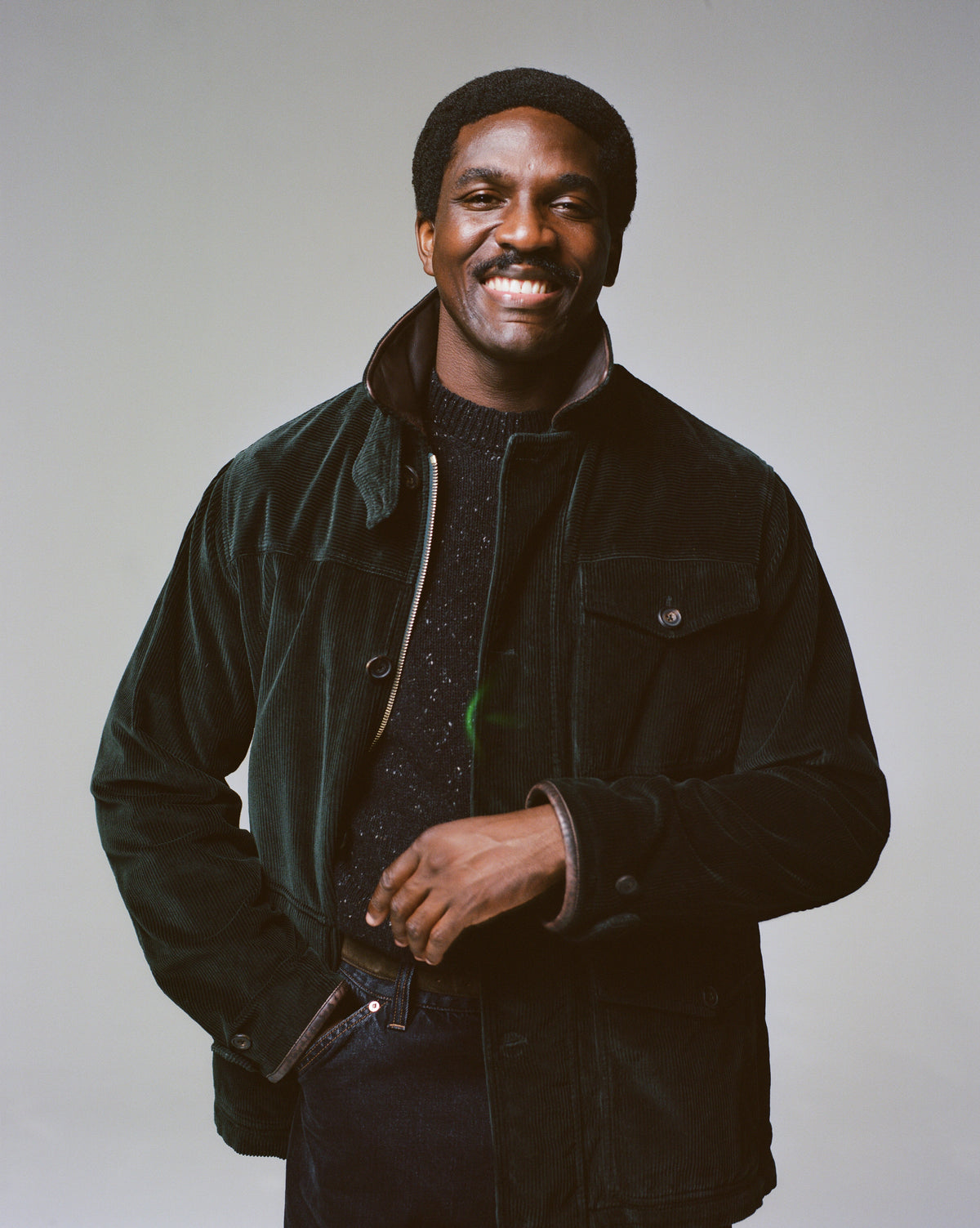 Dark Green Corduroy Ranger Coat