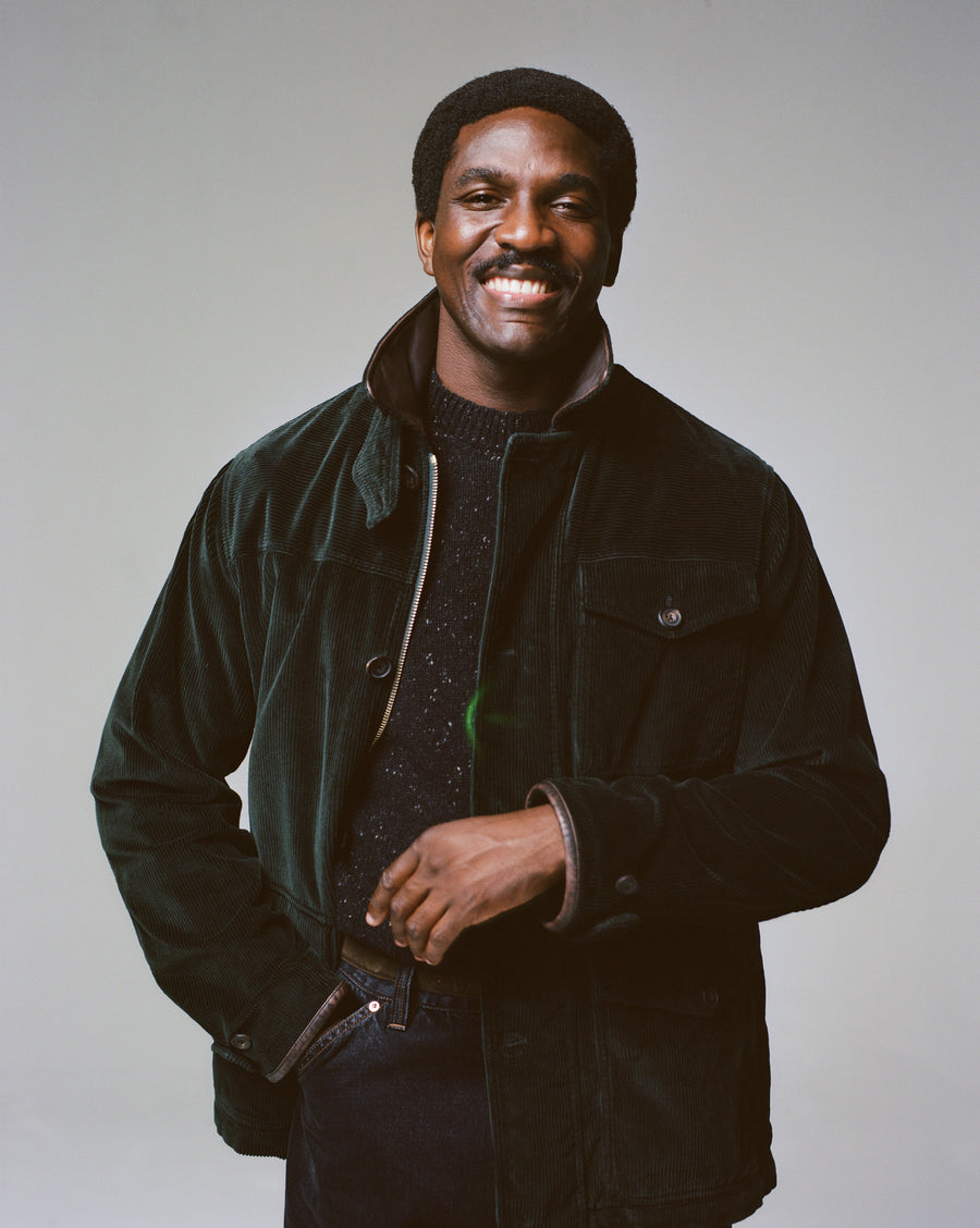 Dark Green Corduroy Ranger Coat