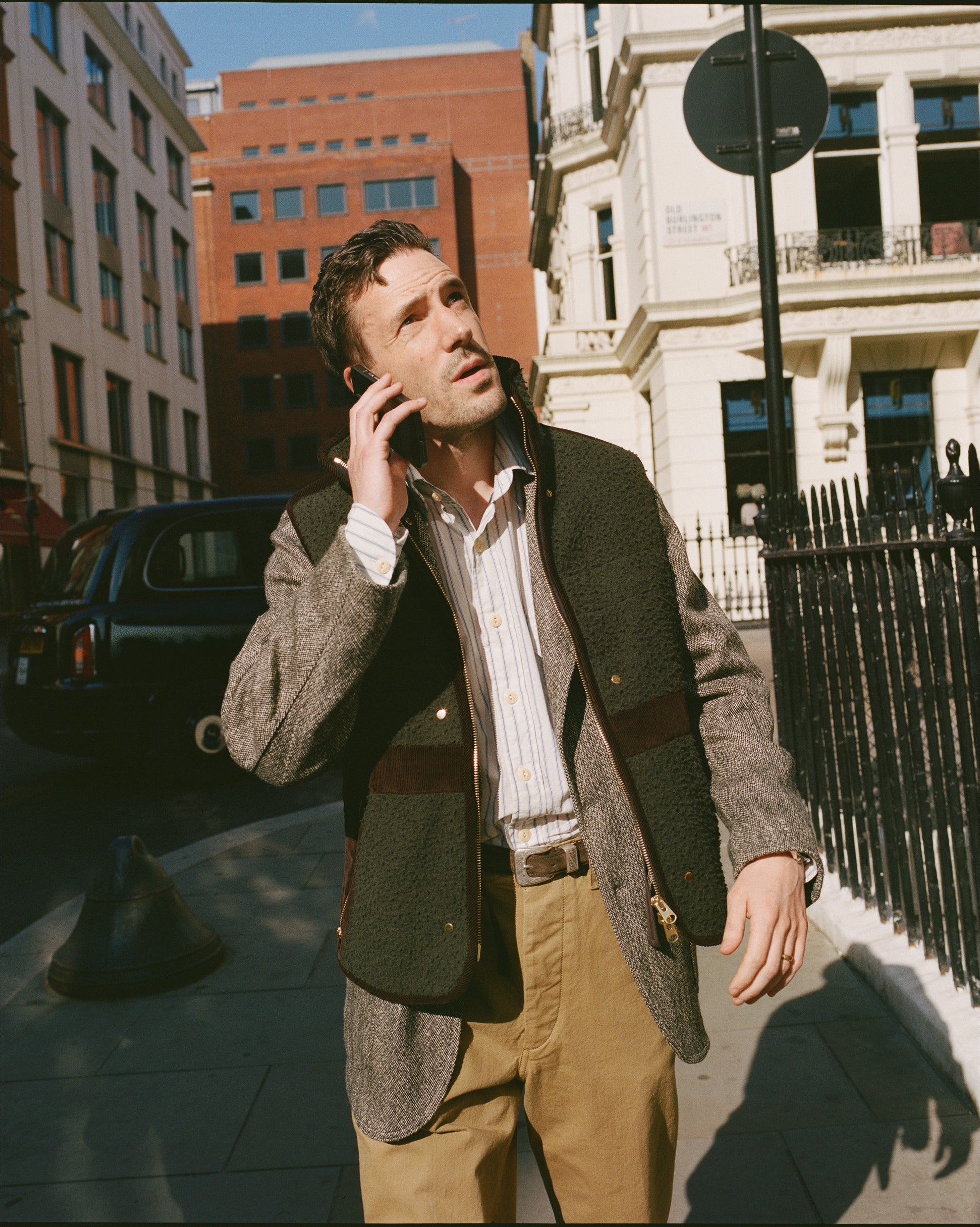 Green Casentino Fleece Gilet – Drakes US