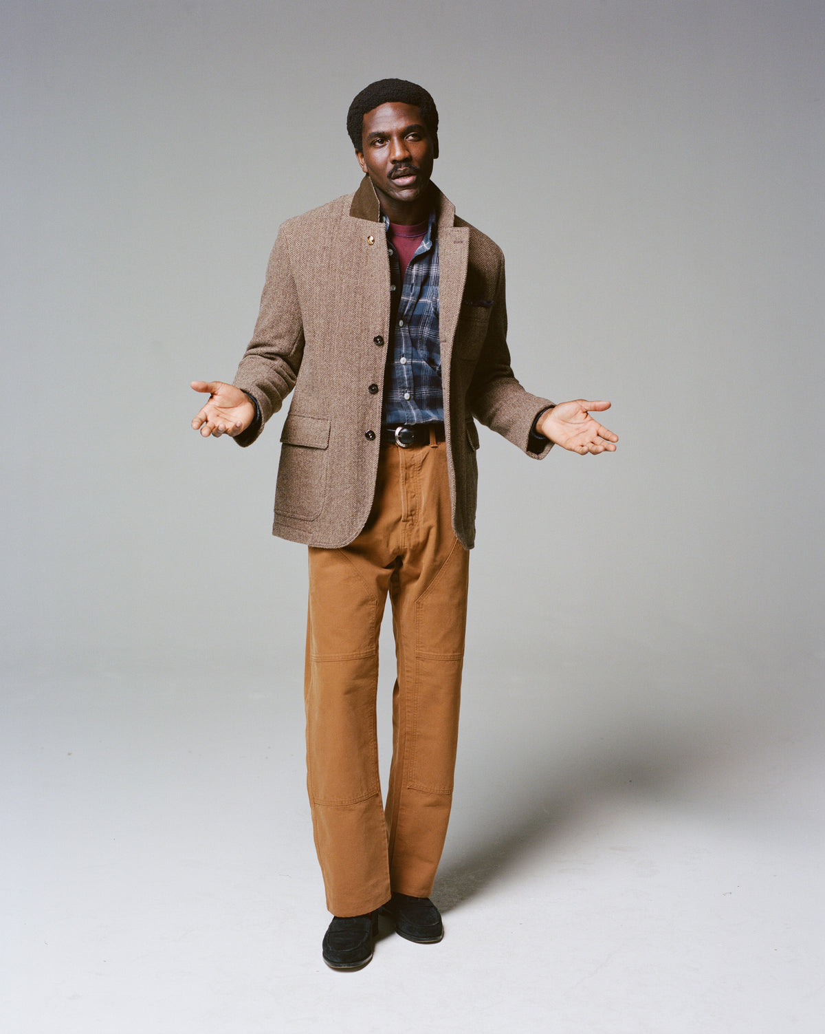 Brown Herringbone Tweed Games Blazer Mk. VII