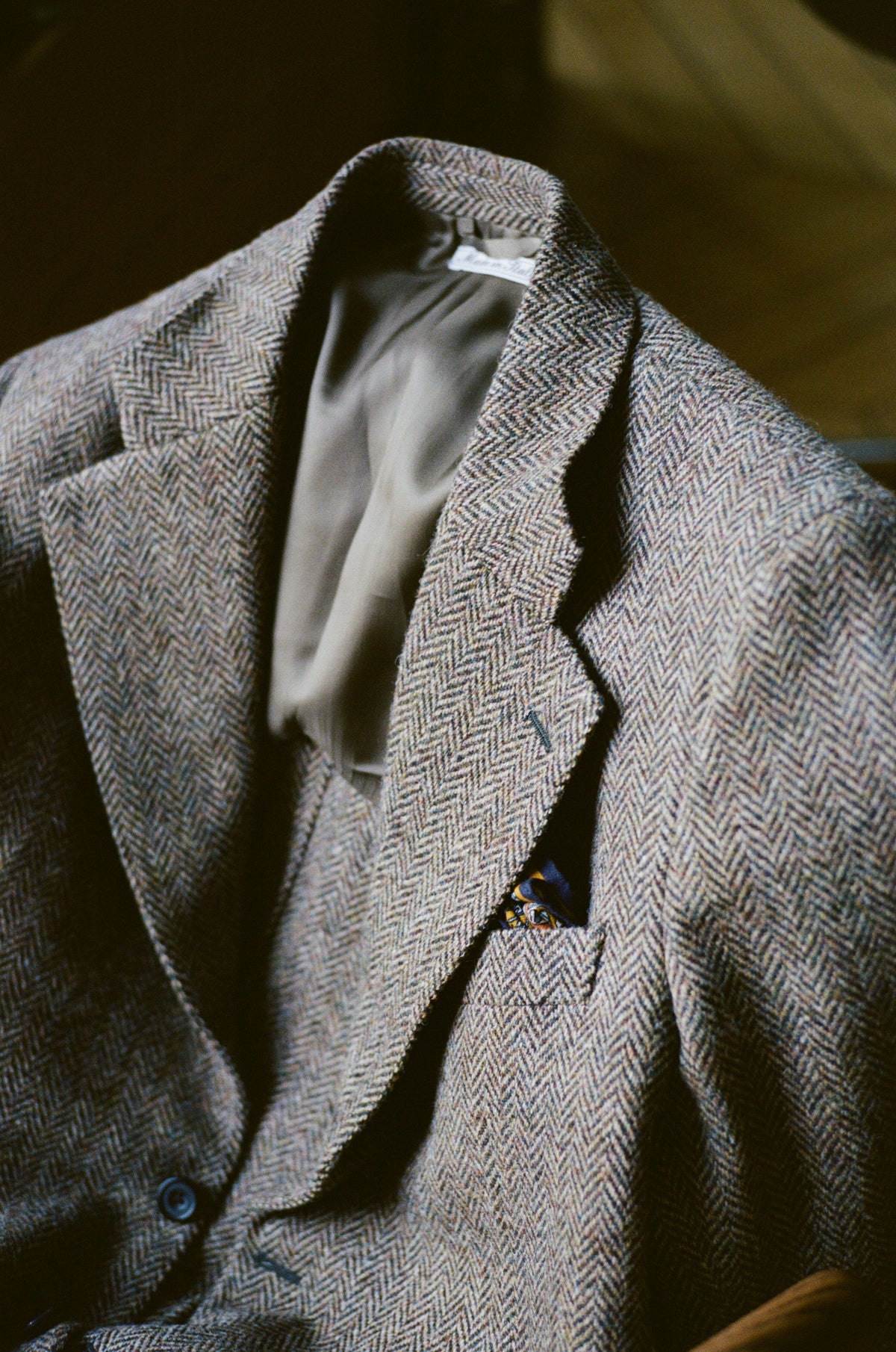 Green Herringbone Harris Tweed® Blazer