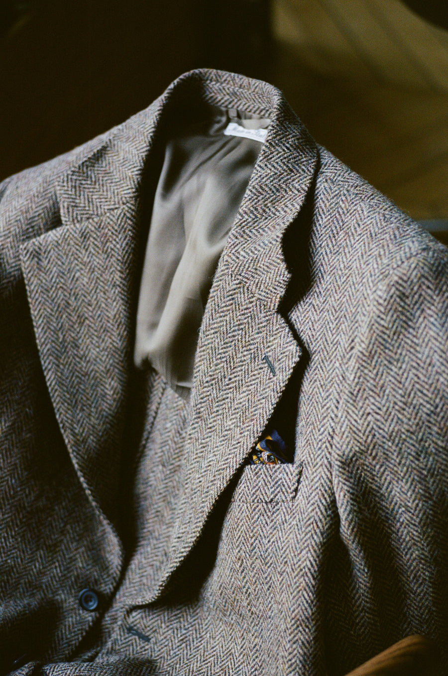 Green Herringbone Harris Tweed® Blazer