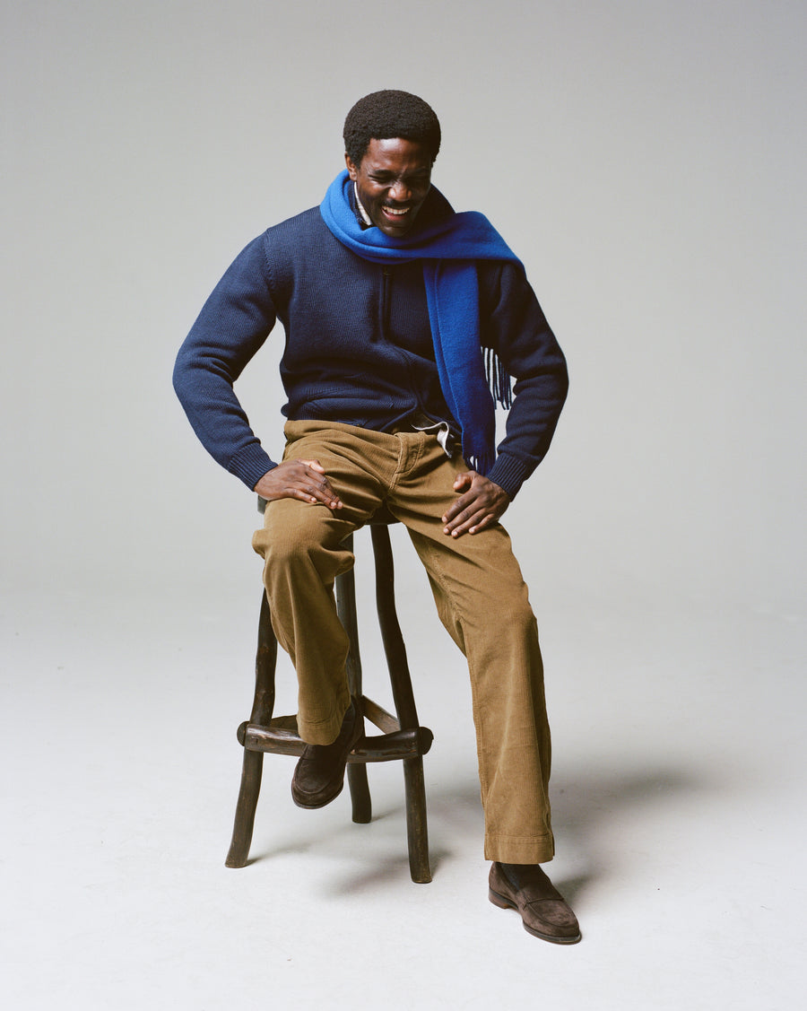 Brown Corduroy Cotton Officer’s Chino