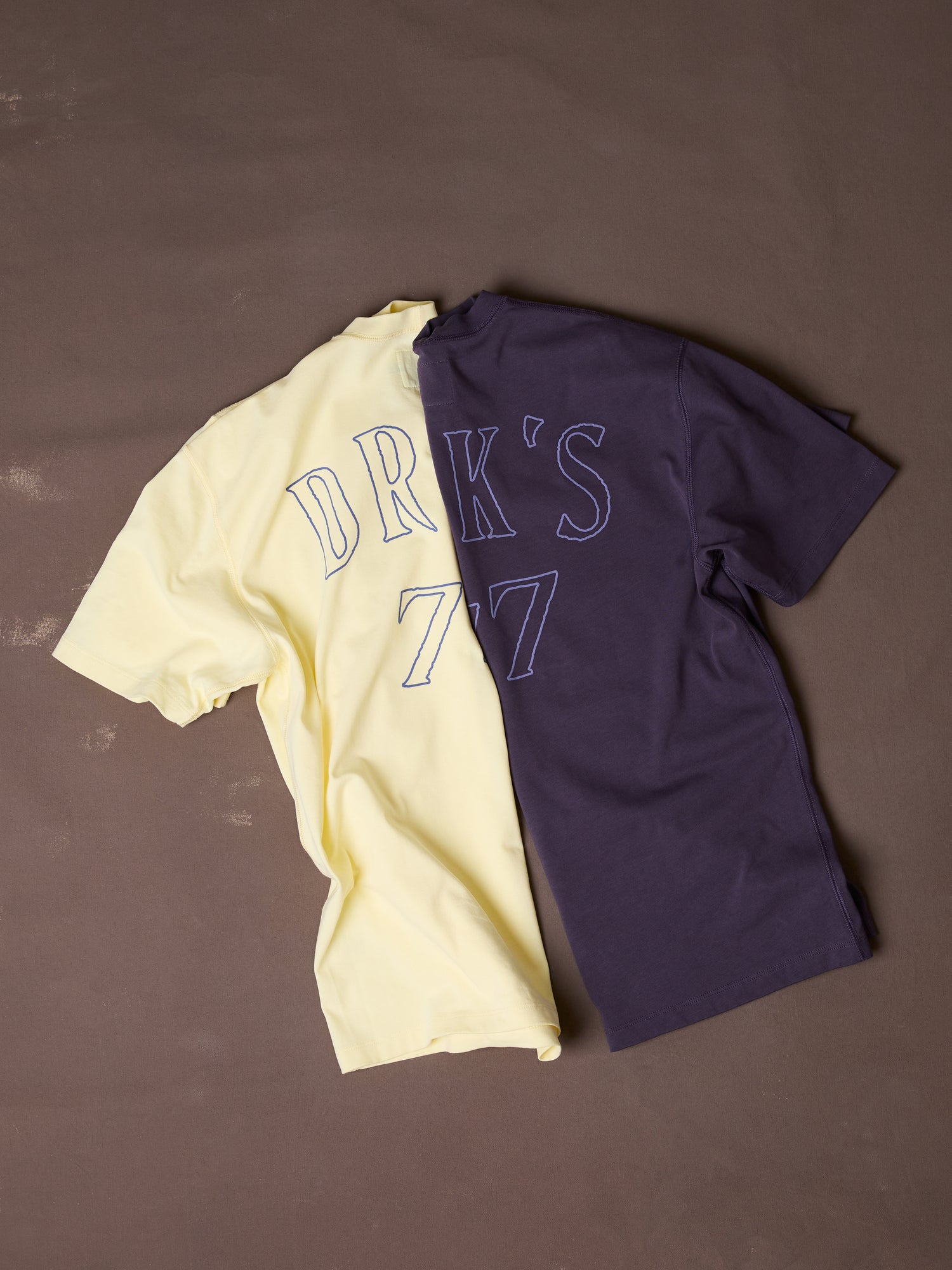 Purple '77' Print Short-Sleeve Hiking T-Shirt
