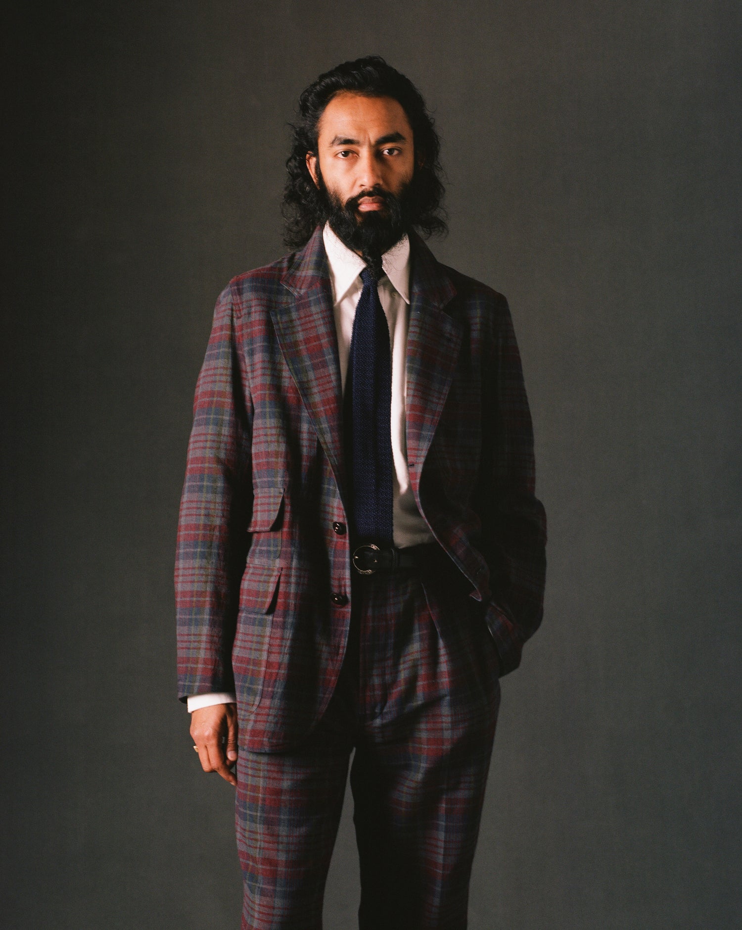 Madras Check Games Trouser