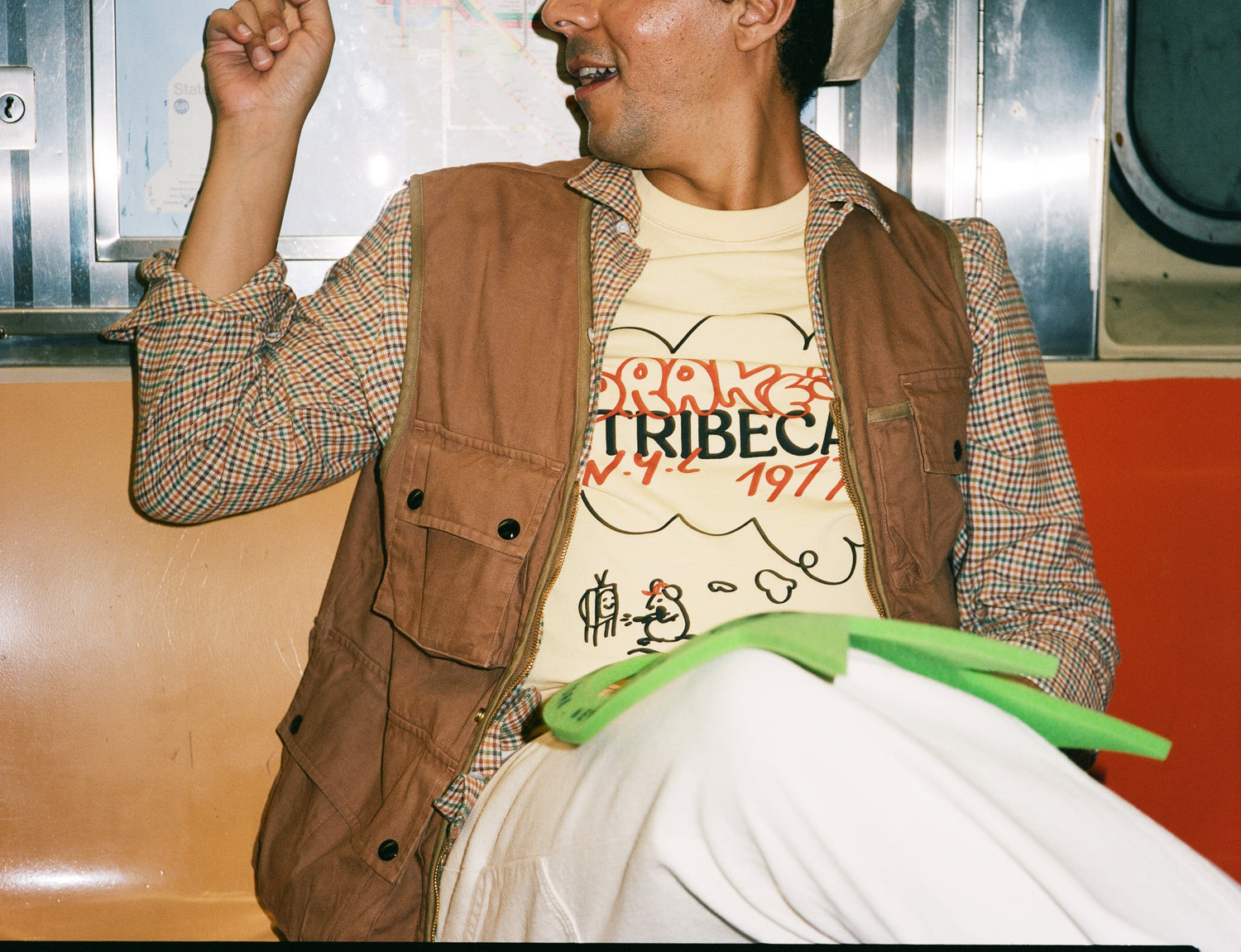 Rust Cotton Urban Safari Vest