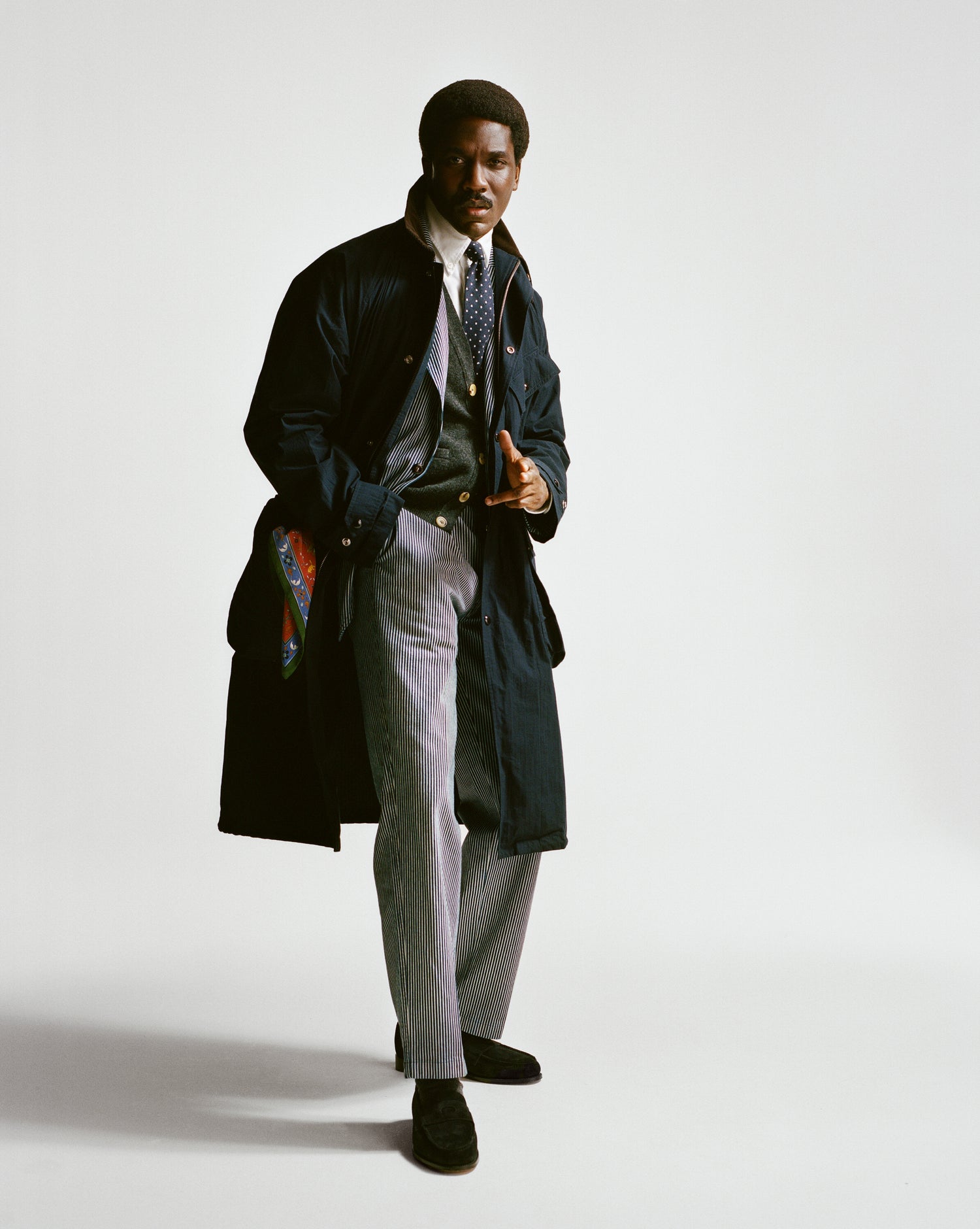 Navy Ripstop Cotton D-77 Parka