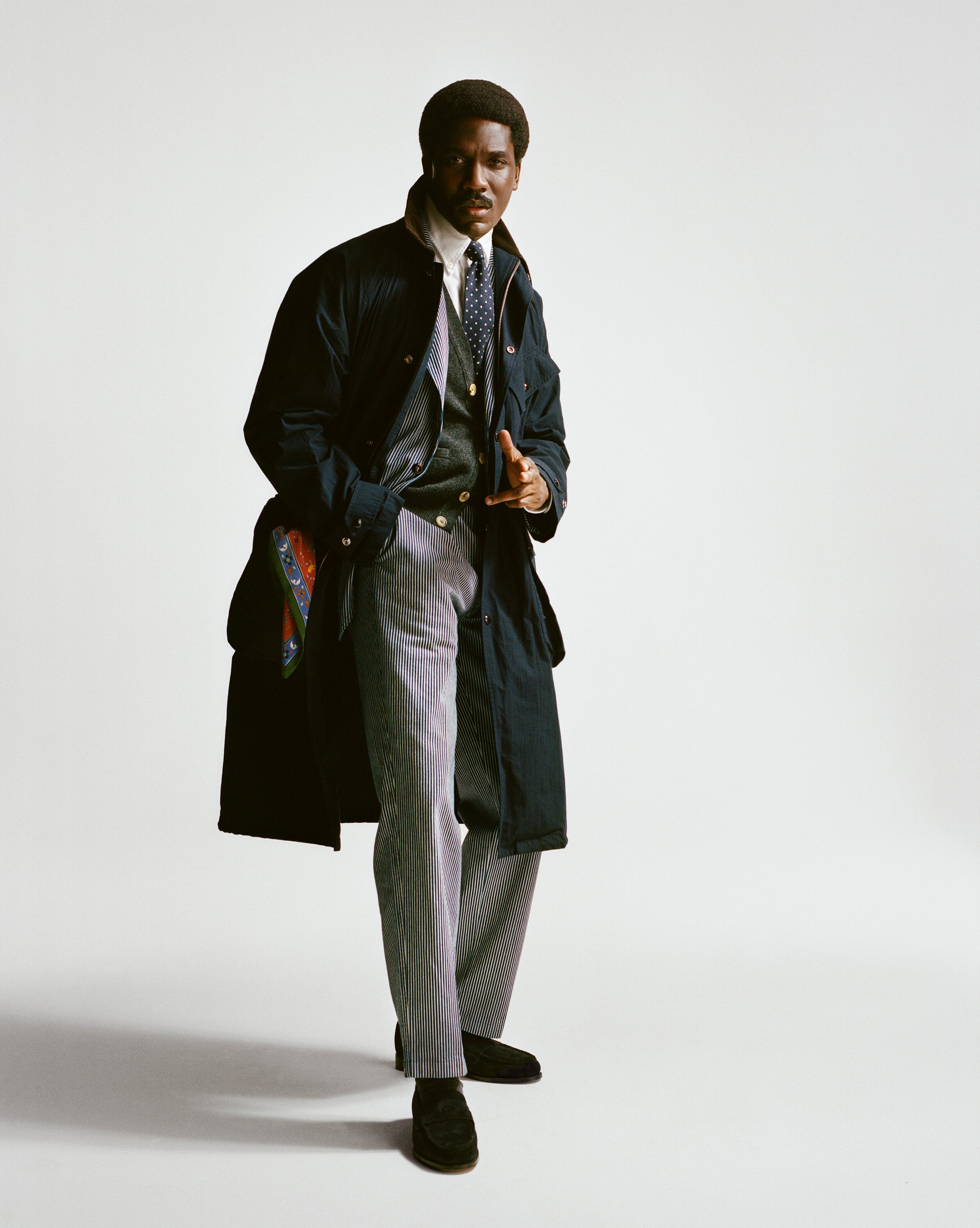 Navy Ripstop Cotton D-77 Parka