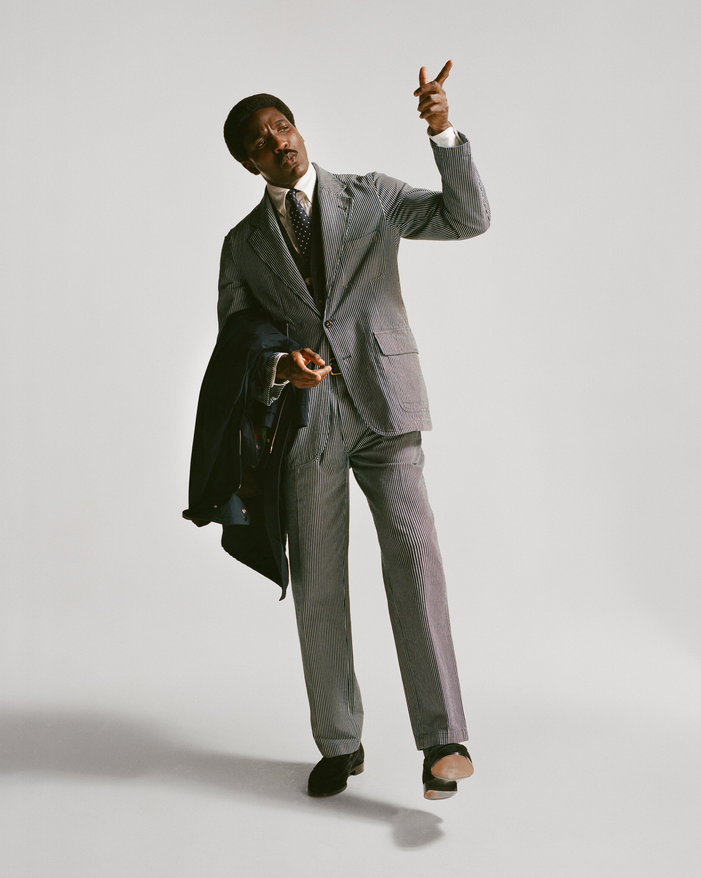 Indigo Hickory Stripe Games Blazer Mk. IV