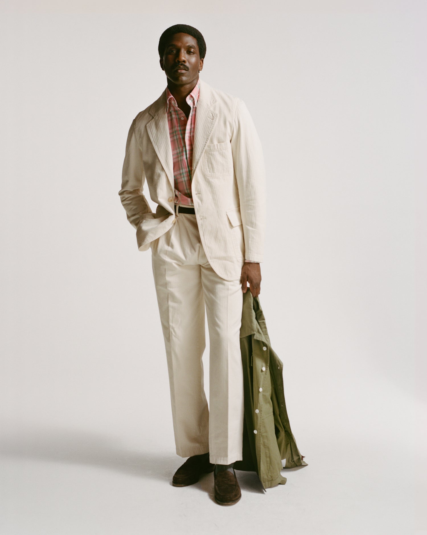 Ecru Herringbone Twill Cotton Games Blazer Mk. I