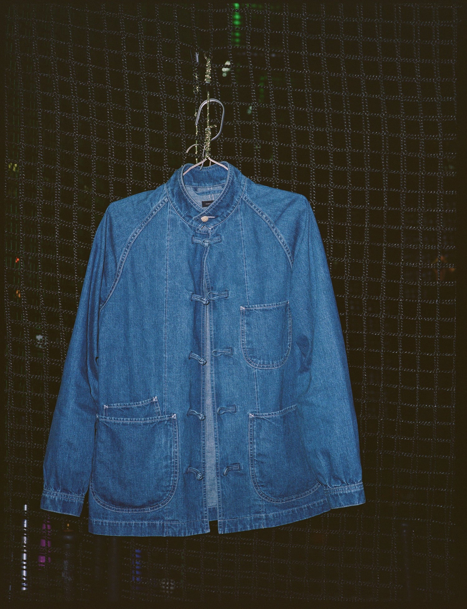 Stone Wash Selvedge Denim Artist Chore Jacket