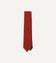 Red Herringbone Shantung Silk Tipped Tie