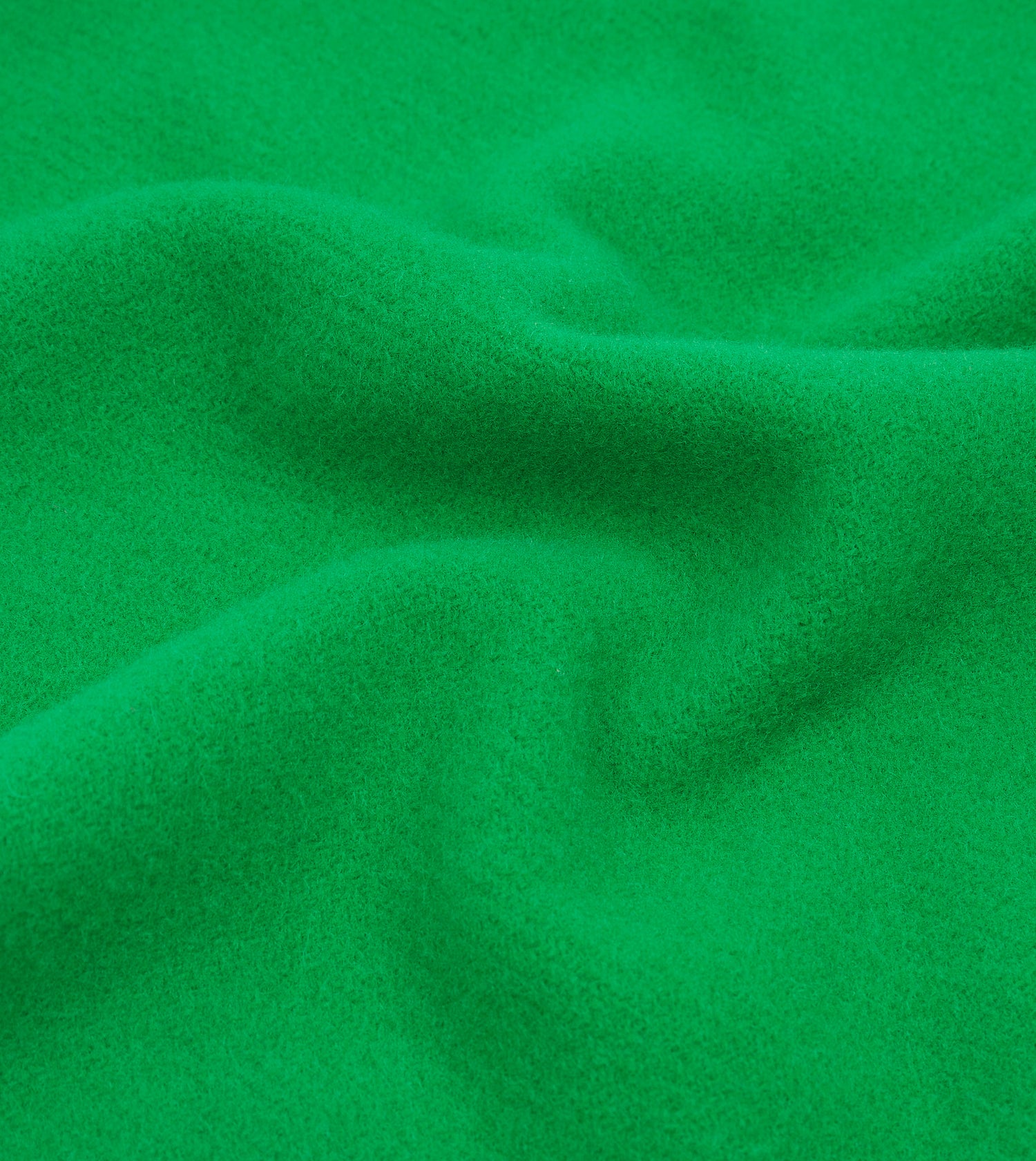 Green Solid Wool Scarf