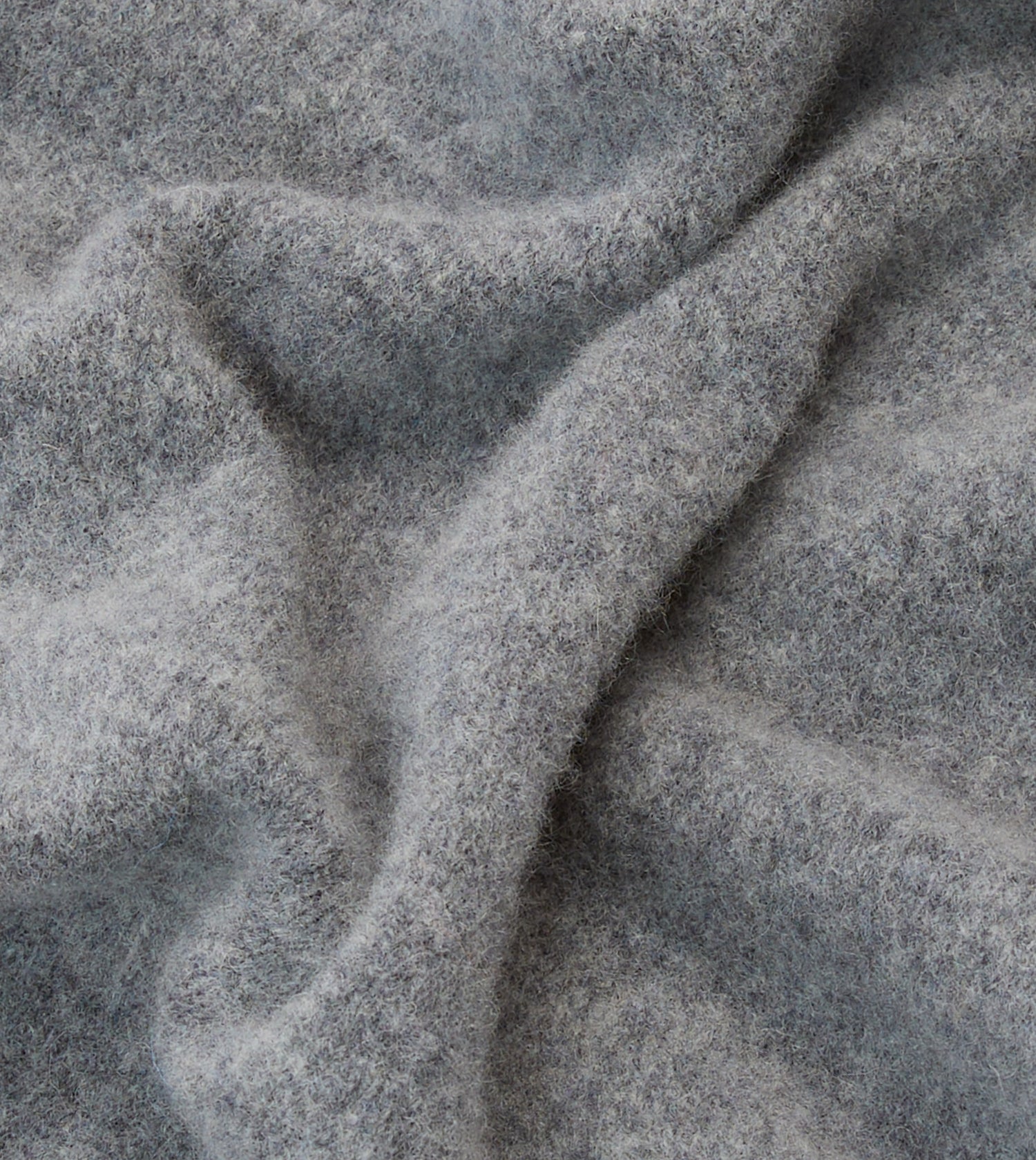 Grey Lambswool Triangle Neck Scarf