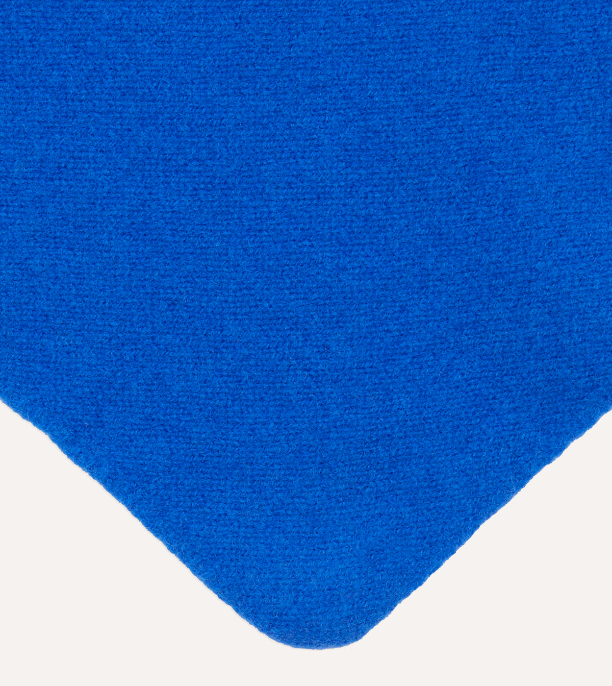 Royal Blue Lambswool Triangle Neck Scarf