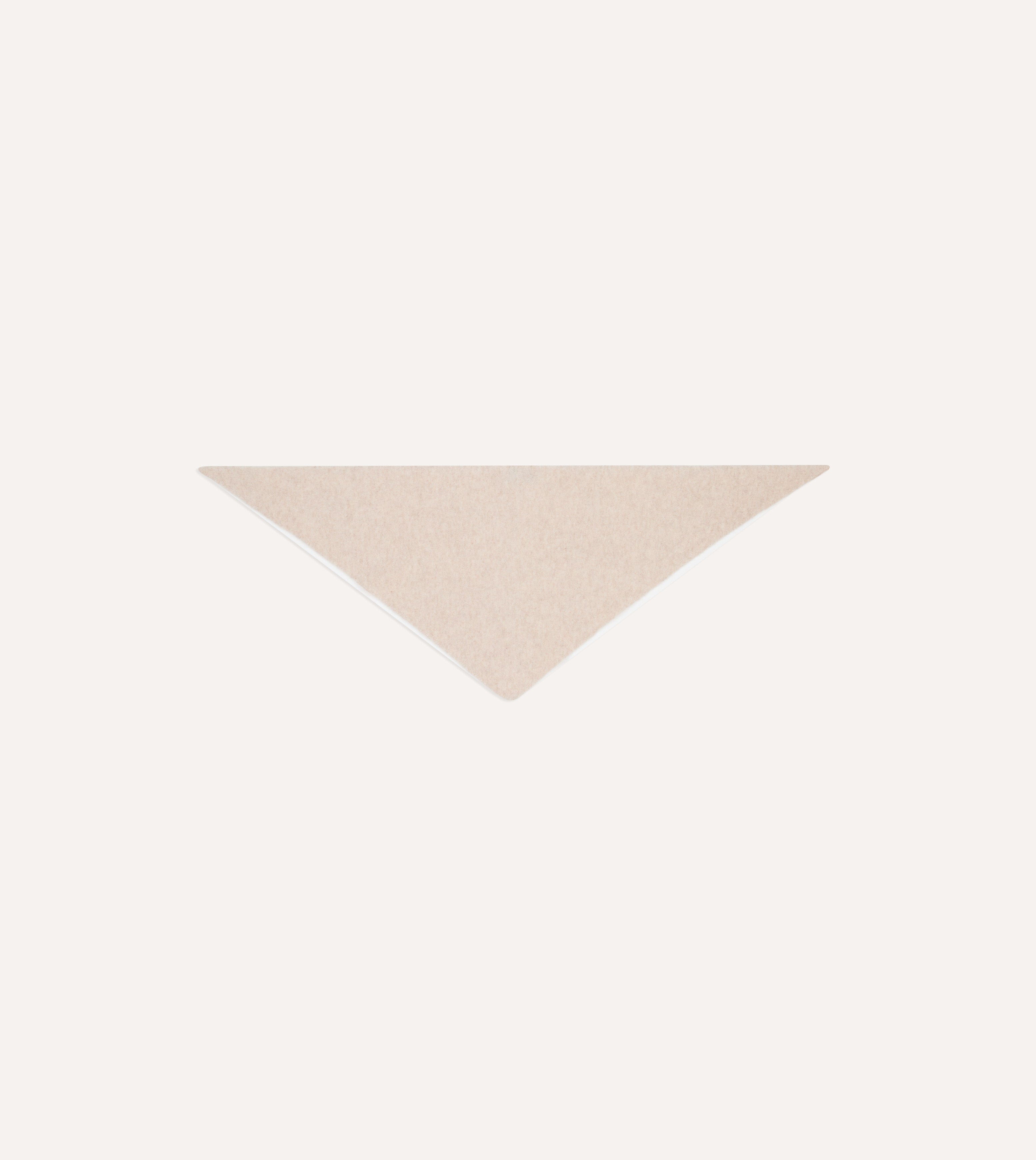 Stone Lambswool Triangle Neck Scarf