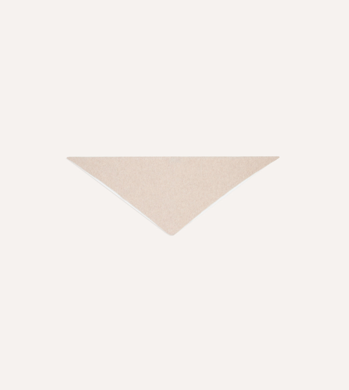 Stone Lambswool Triangle Neck Scarf
