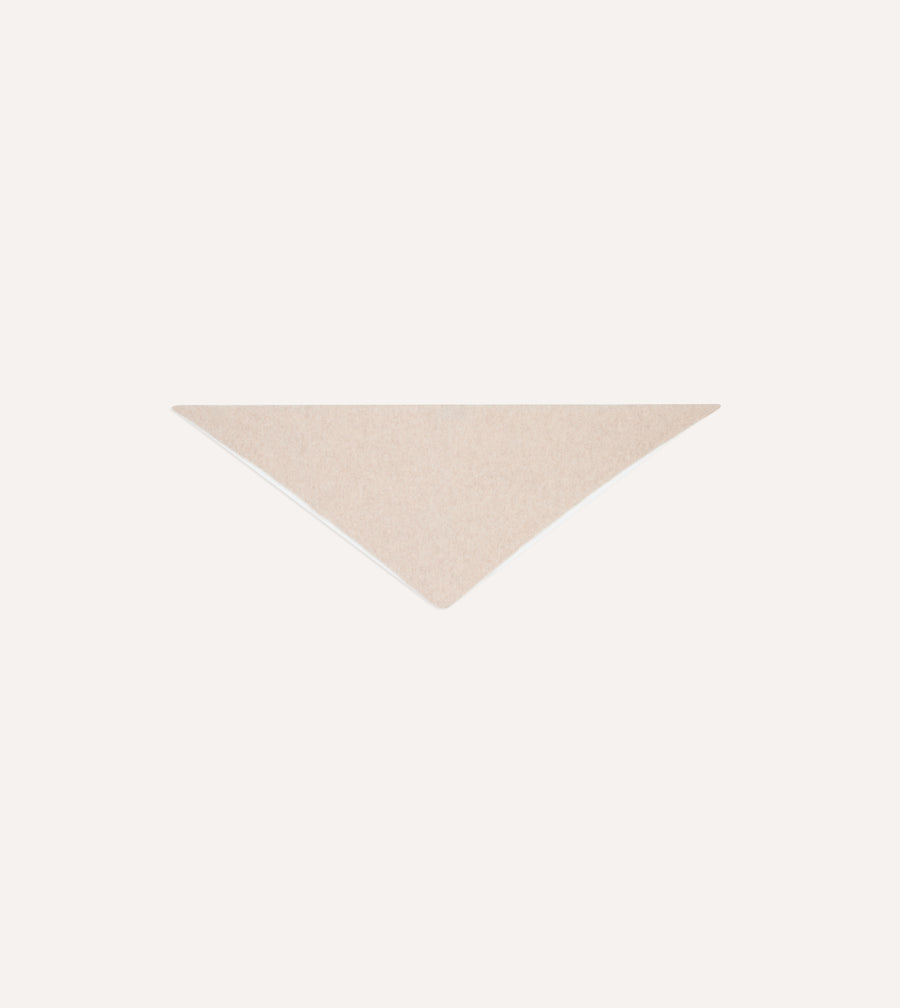Stone Lambswool Triangle Neck Scarf