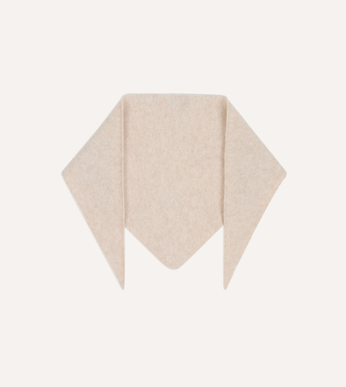 Stone Lambswool Triangle Neck Scarf