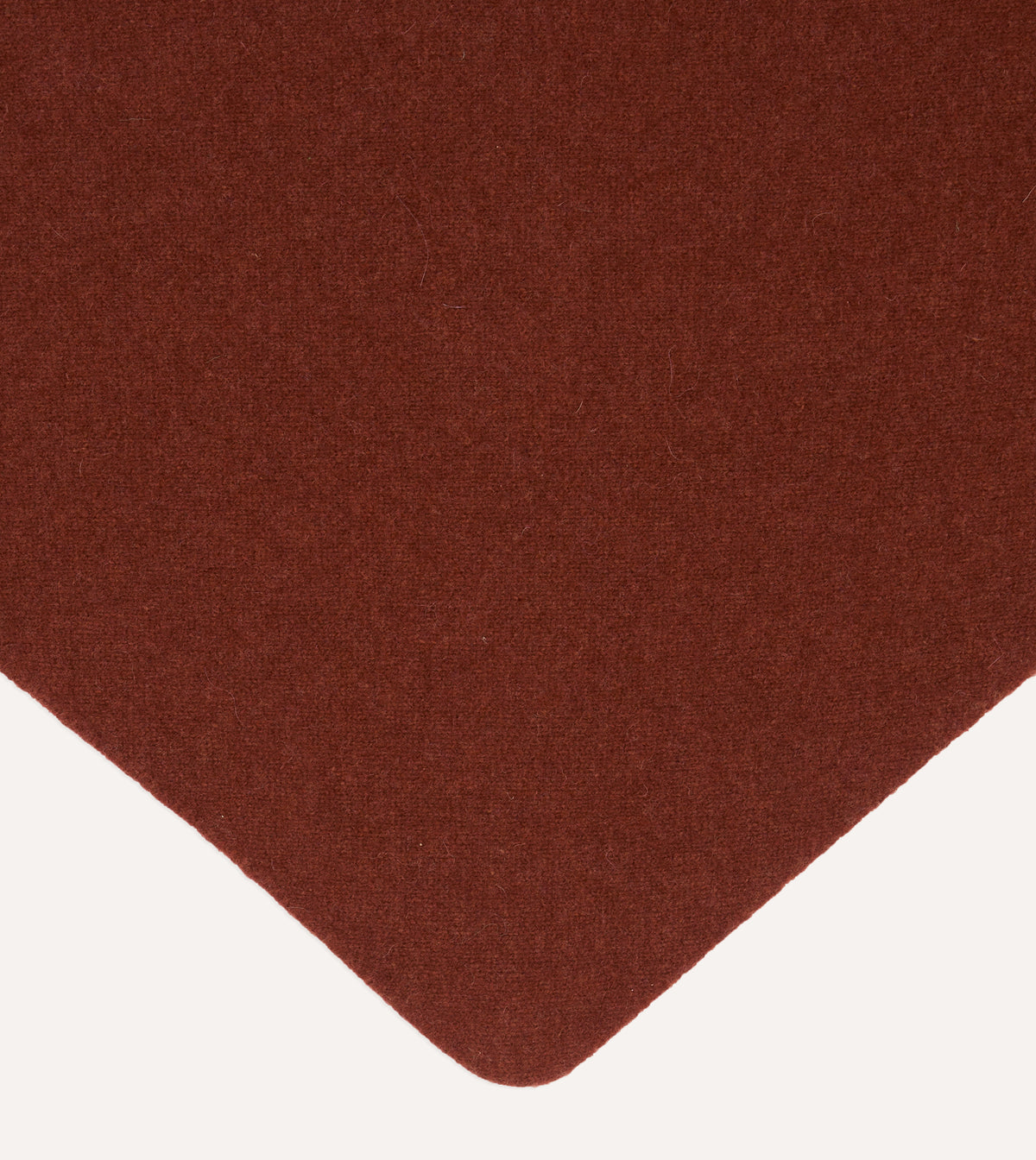 Brown Lambswool Triangle Neck Scarf