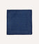 Navy Spot Border Print Cotton-Silk Pocket Square