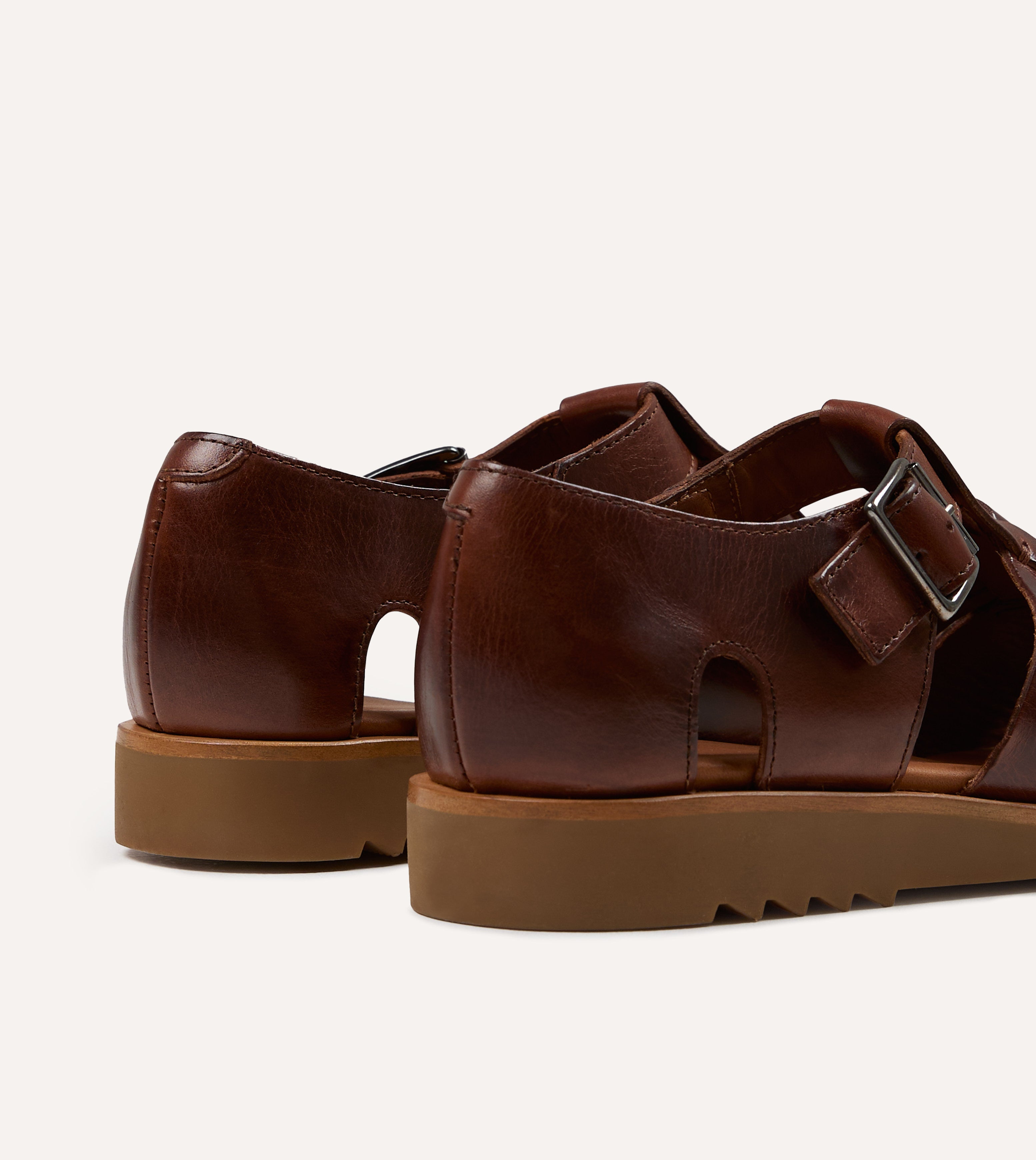 靴 Paraboot PACIFIC VEG MARRON EU41 Paraboot Pacific Marron Brown Leather Sandal – Drakes US