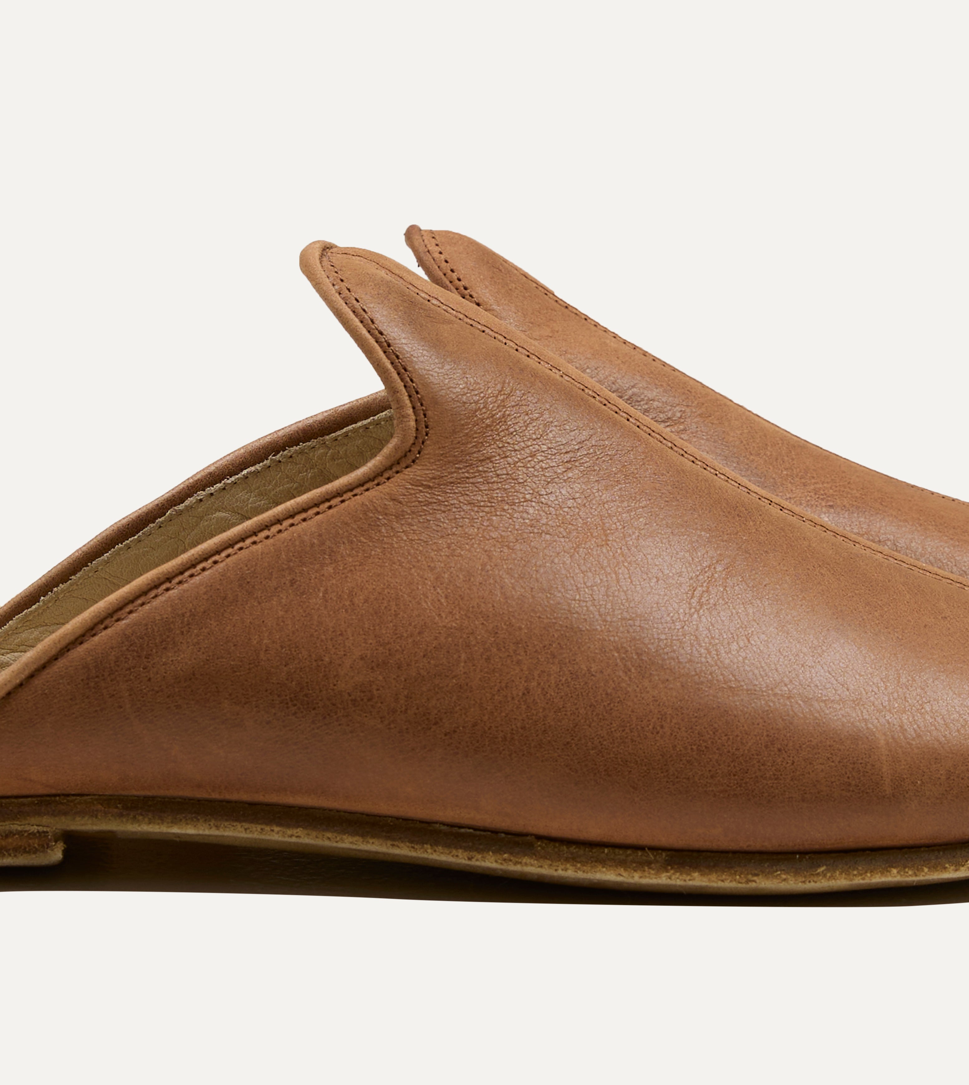 Sabah Fort Worth Baba Leather Shoes – Drakes US