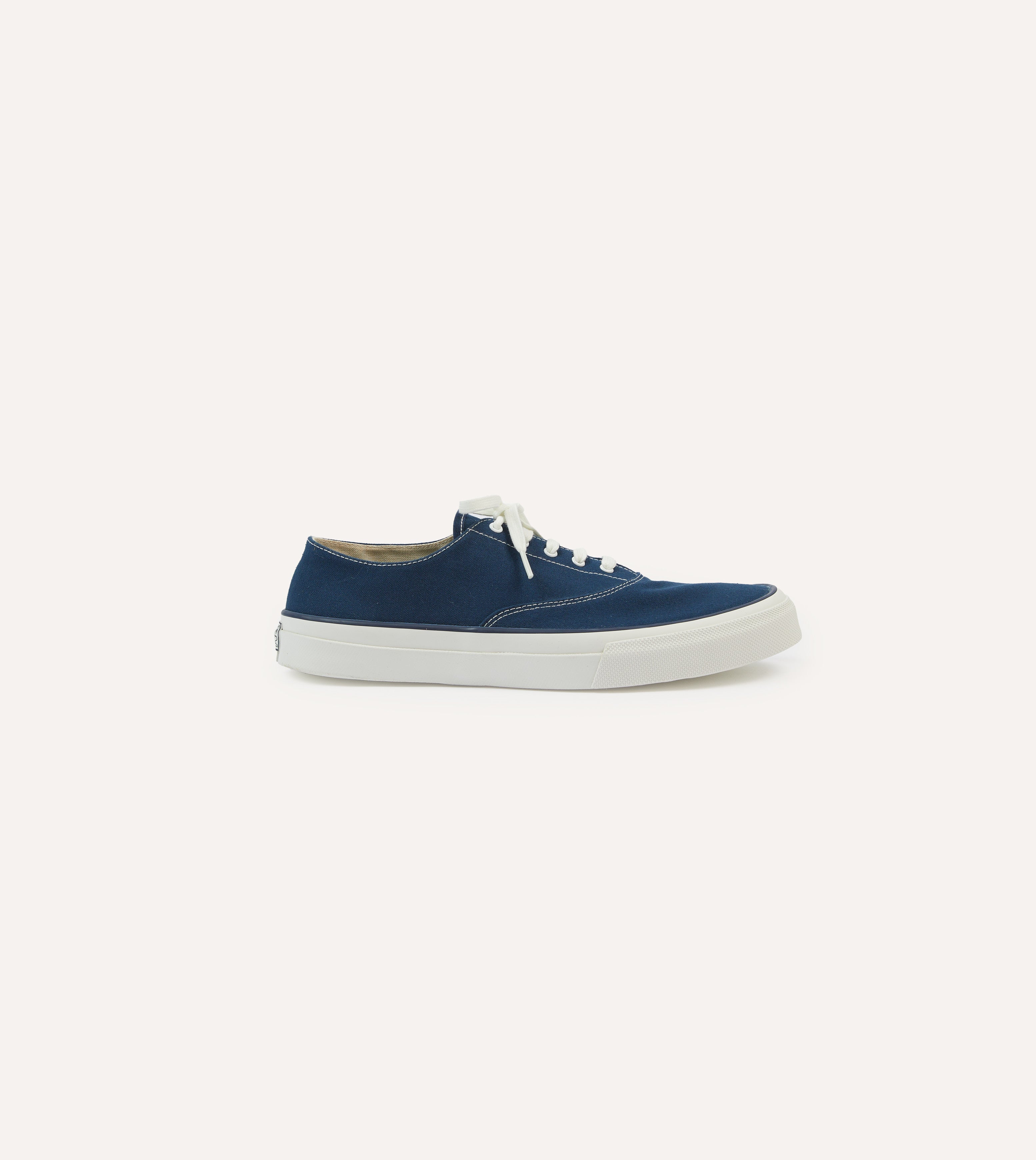 Wakouwa by Anatomica Navy Cotton Canvas Oxford Trainers – Drakes US